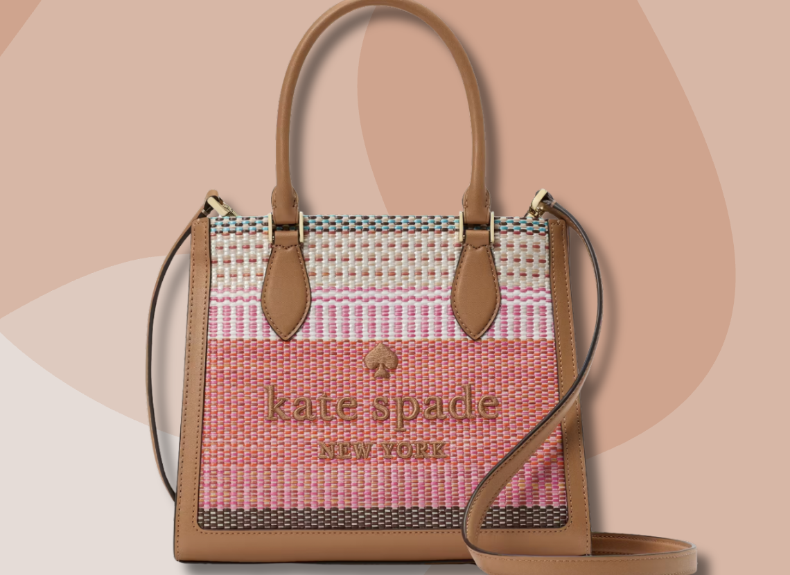 【Kate Spade New York】On Purpose Straw Small Tote Bag The Kate Spade Ellie Straw Tote is on sale for just $125