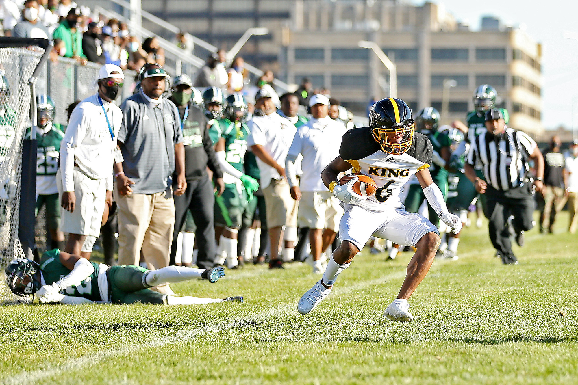 MHSAA football: Detroit Cass Tech vs. Detroit Martin Luther King ...