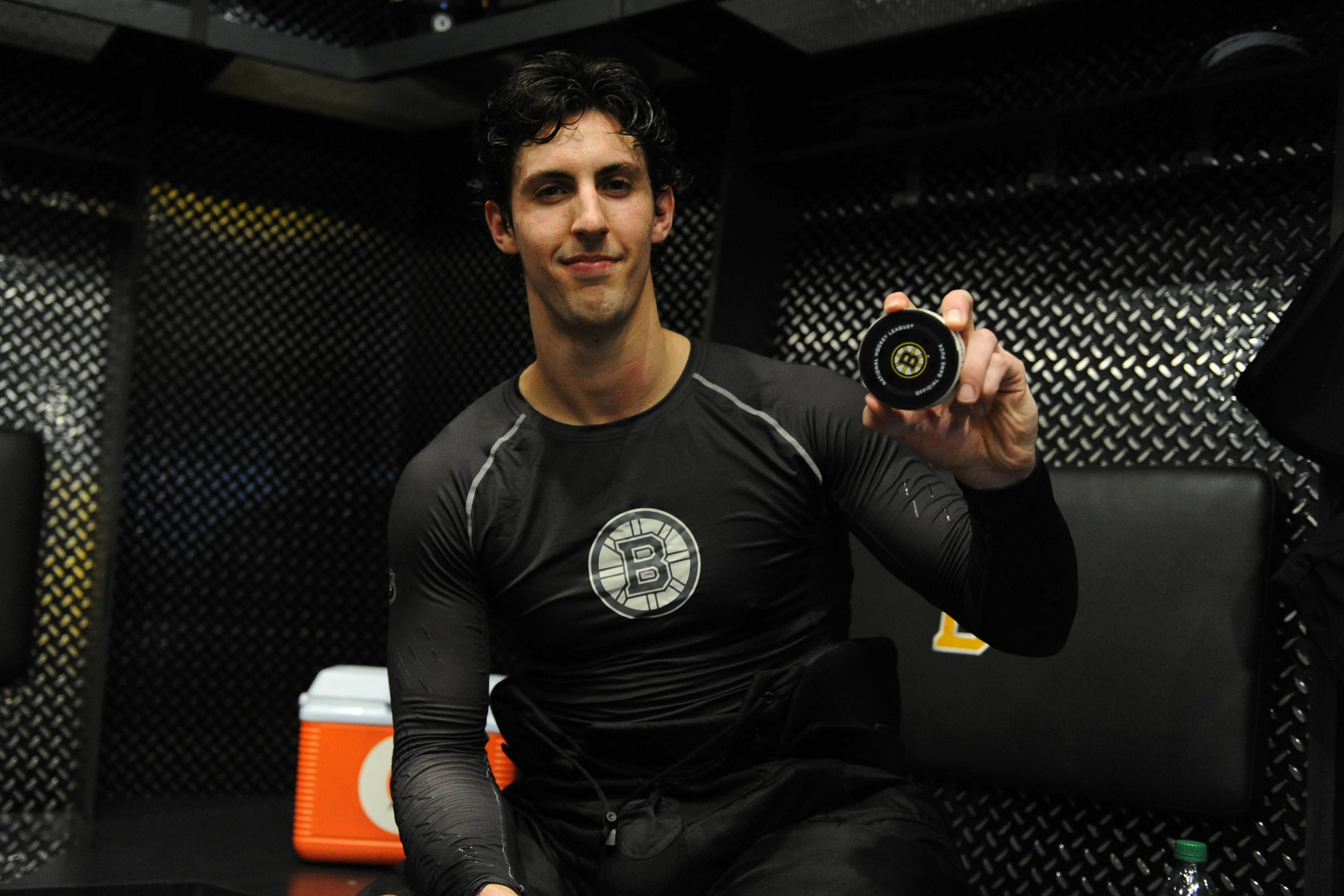 Billerica's Marc McLaughlin reflects on first week, goal while with Boston  Bruins
