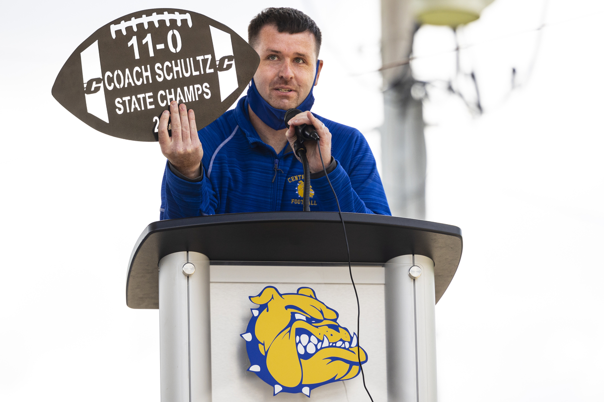 Centreville football celebrates D8 state championship with ring