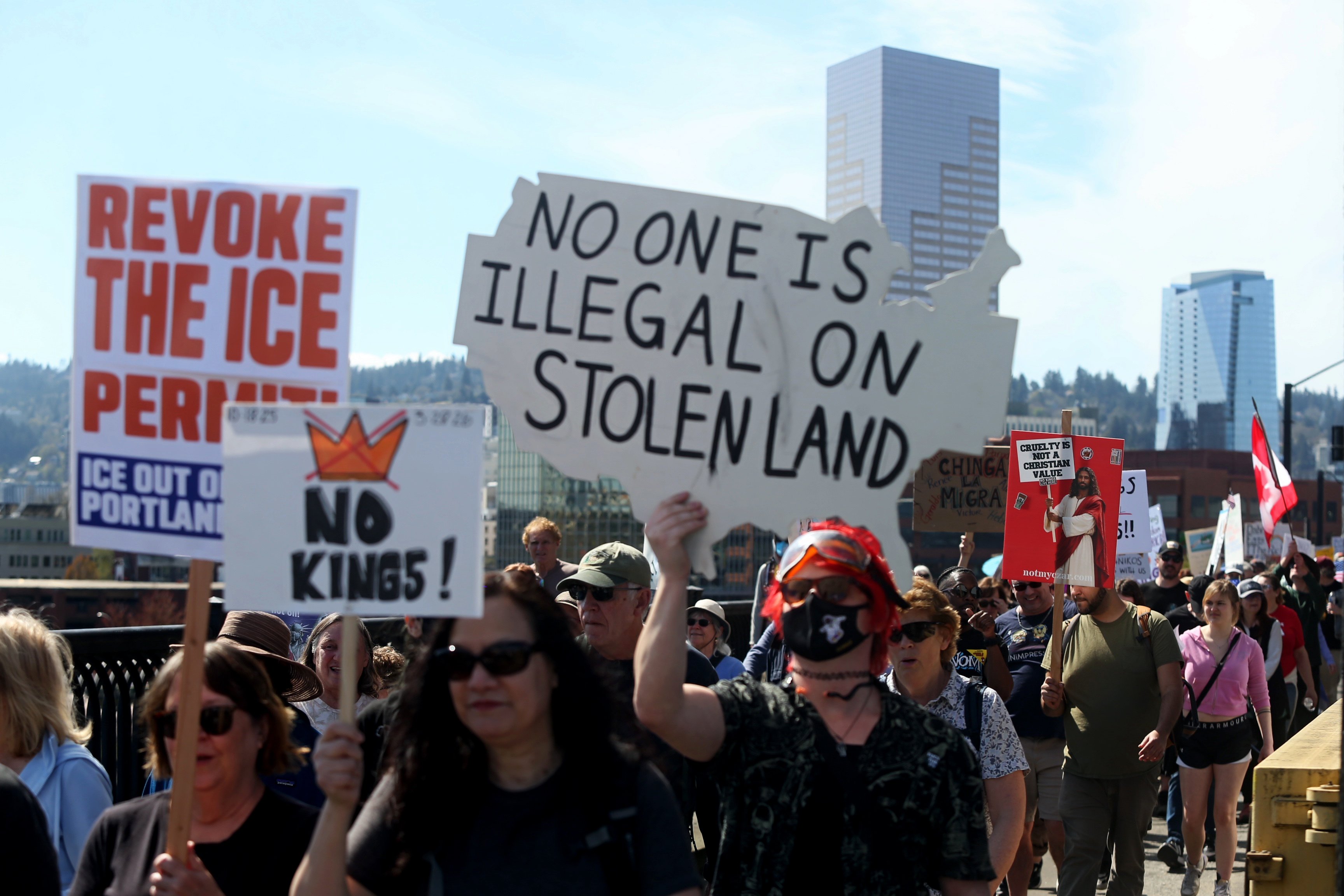 Portland No Kings protest - March 28, 2026 - oregonlive.com