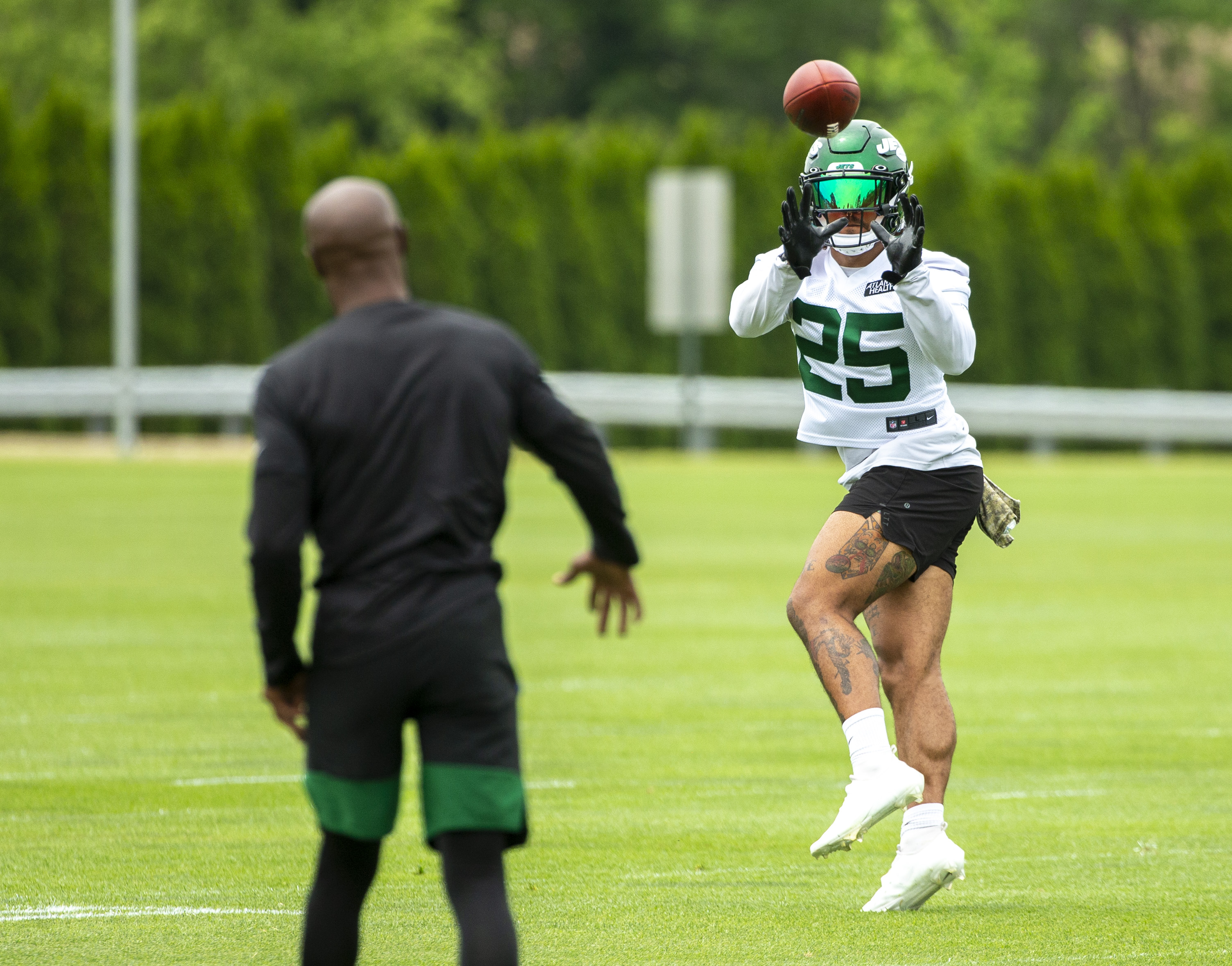 Jets minicamp: Marcus Maye shows up for practice. So what now, as contract  stalemate continues? 