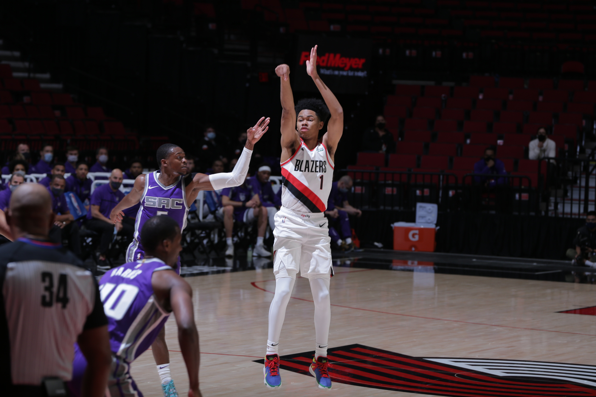 Portland Trail Blazers Vs. Sacramento Kings In NBA Preseason ...