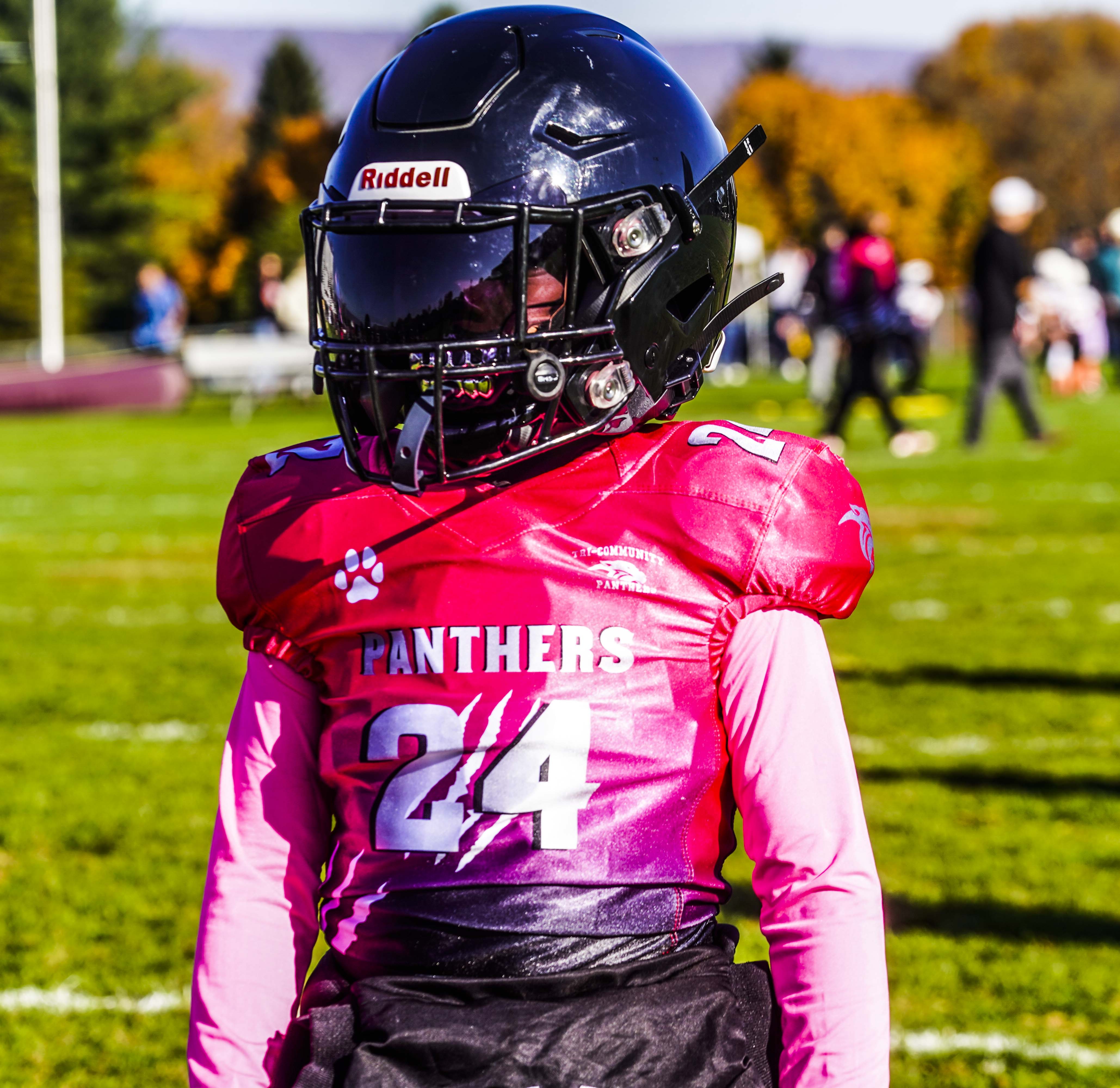 pink american football jersey