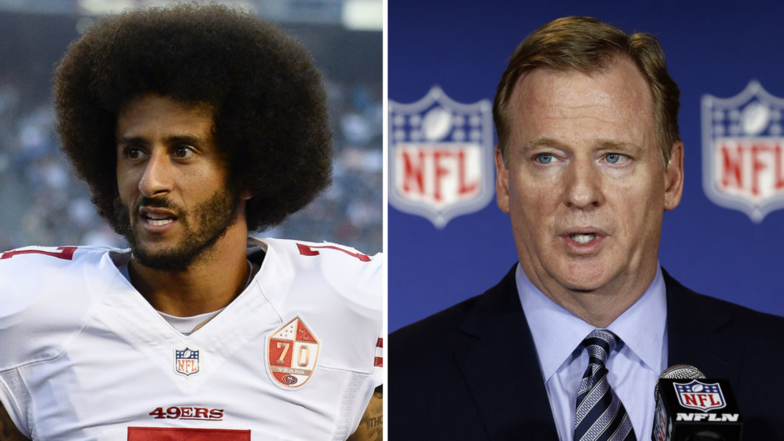 NFL commissioner Goodell encourages team to sign Kaepernick