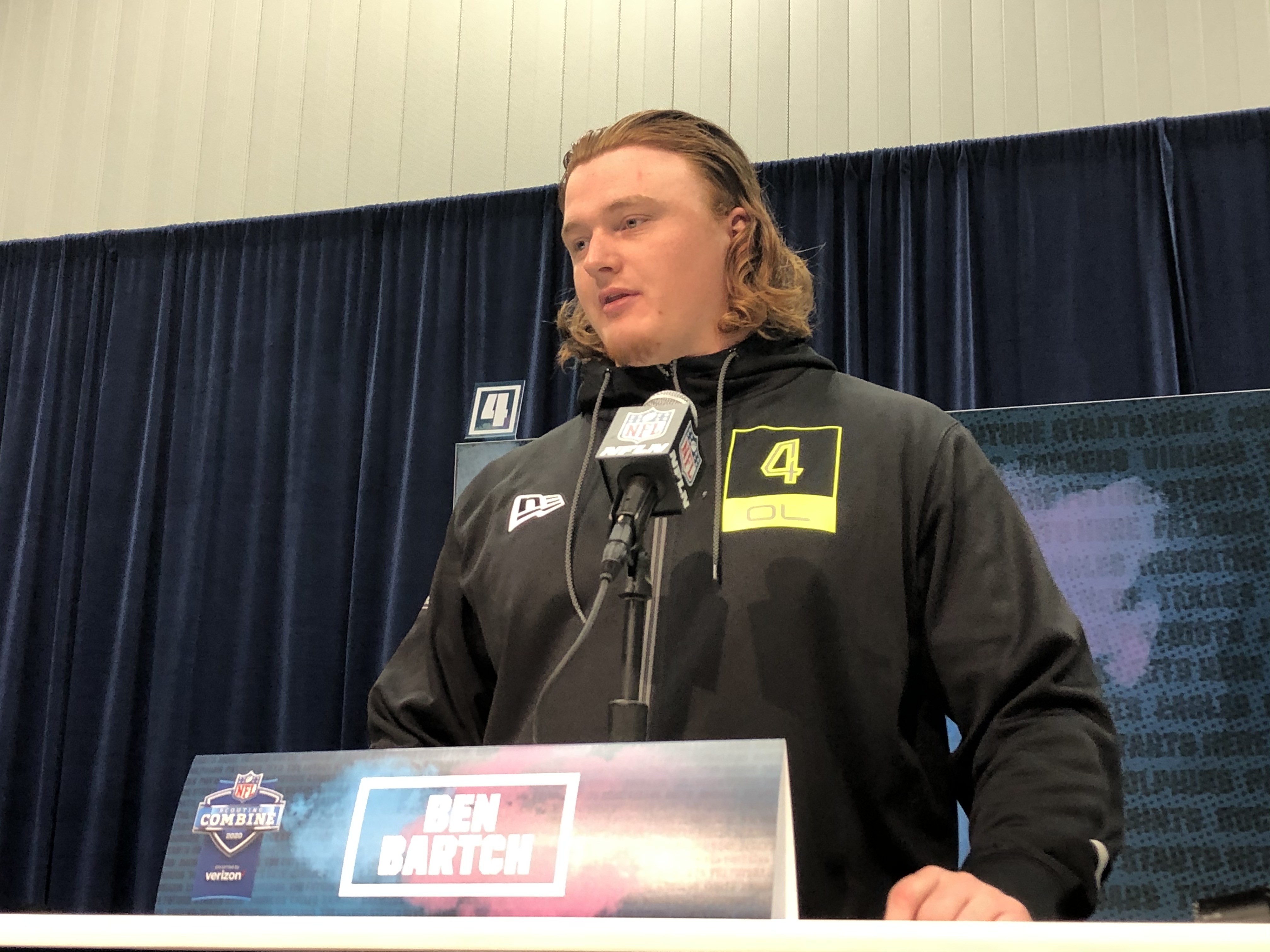 How offensive lineman Ben Bartch used a gag-inducing smoothie and    to reach the NFL combine 