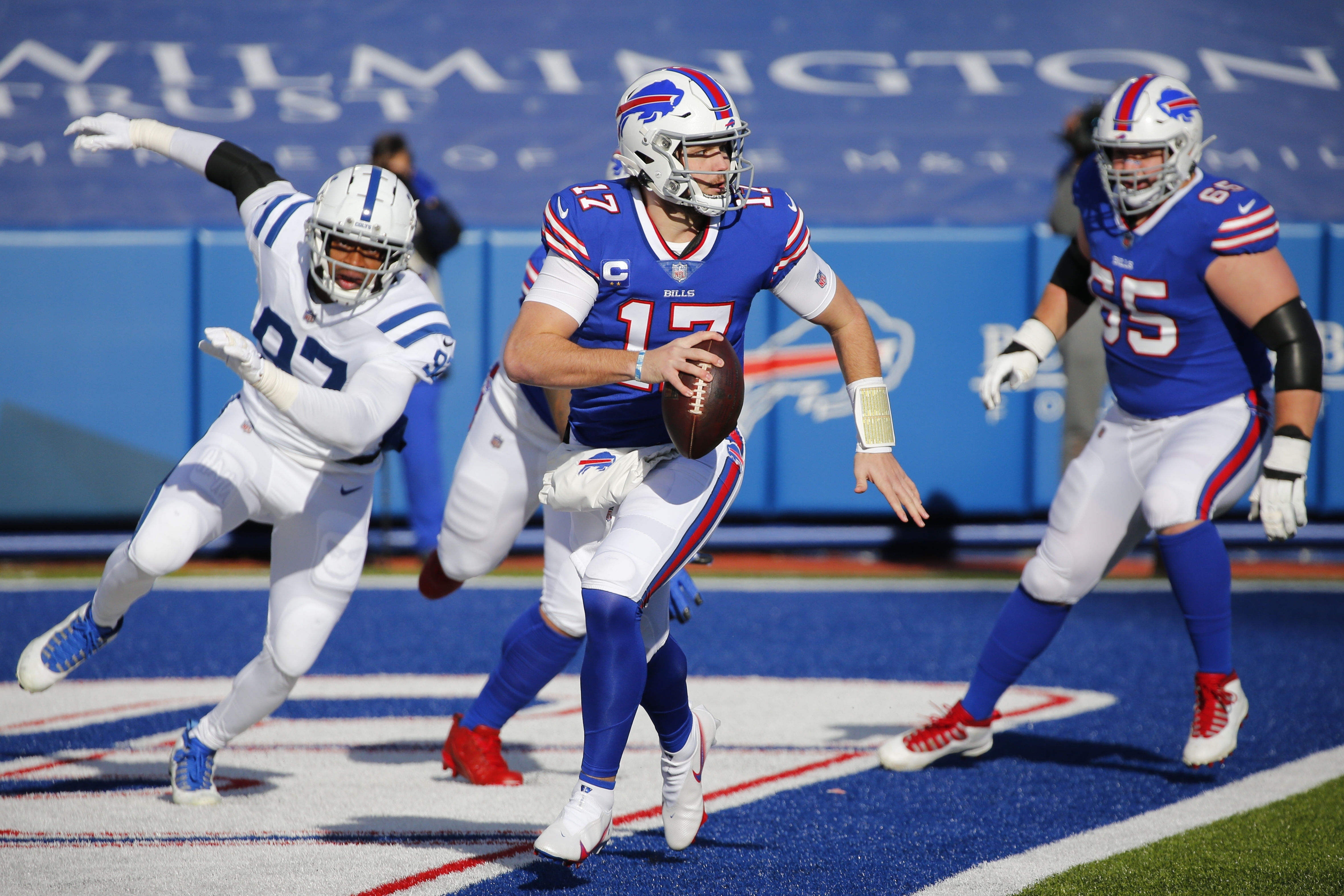 Bills' Josh Allen earns bragging rights among 2018 1st Round QBs with first  playoff win 