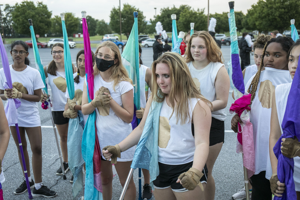 Cumberland Valley High School marching band wraps up summer camp with  performance for parents 