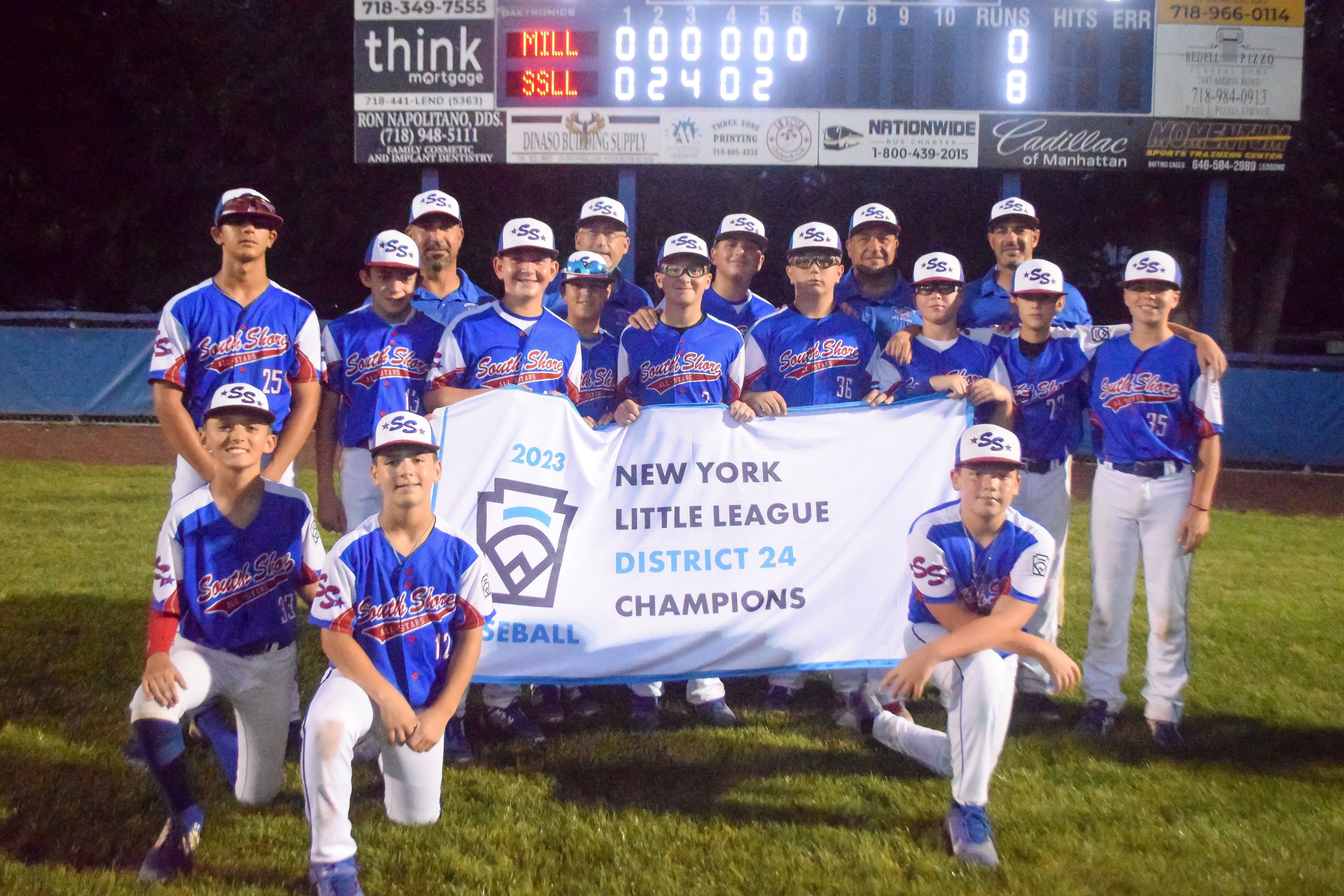 LL All-Star baseball: Mid-Island's new uniforms were prominently displayed  during District 24 title run 