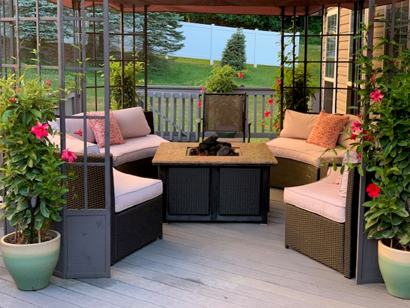 Brick Camillus home sits atop a hill overlooking six acres