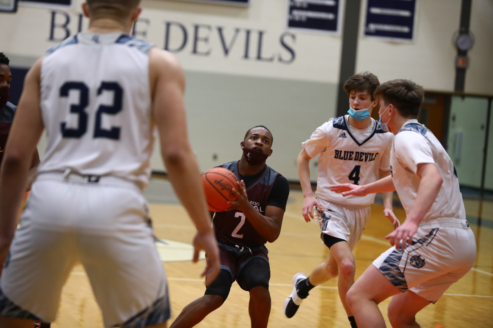 Gull Lake boys basketball takes the win over Kalamazoo Central 5637