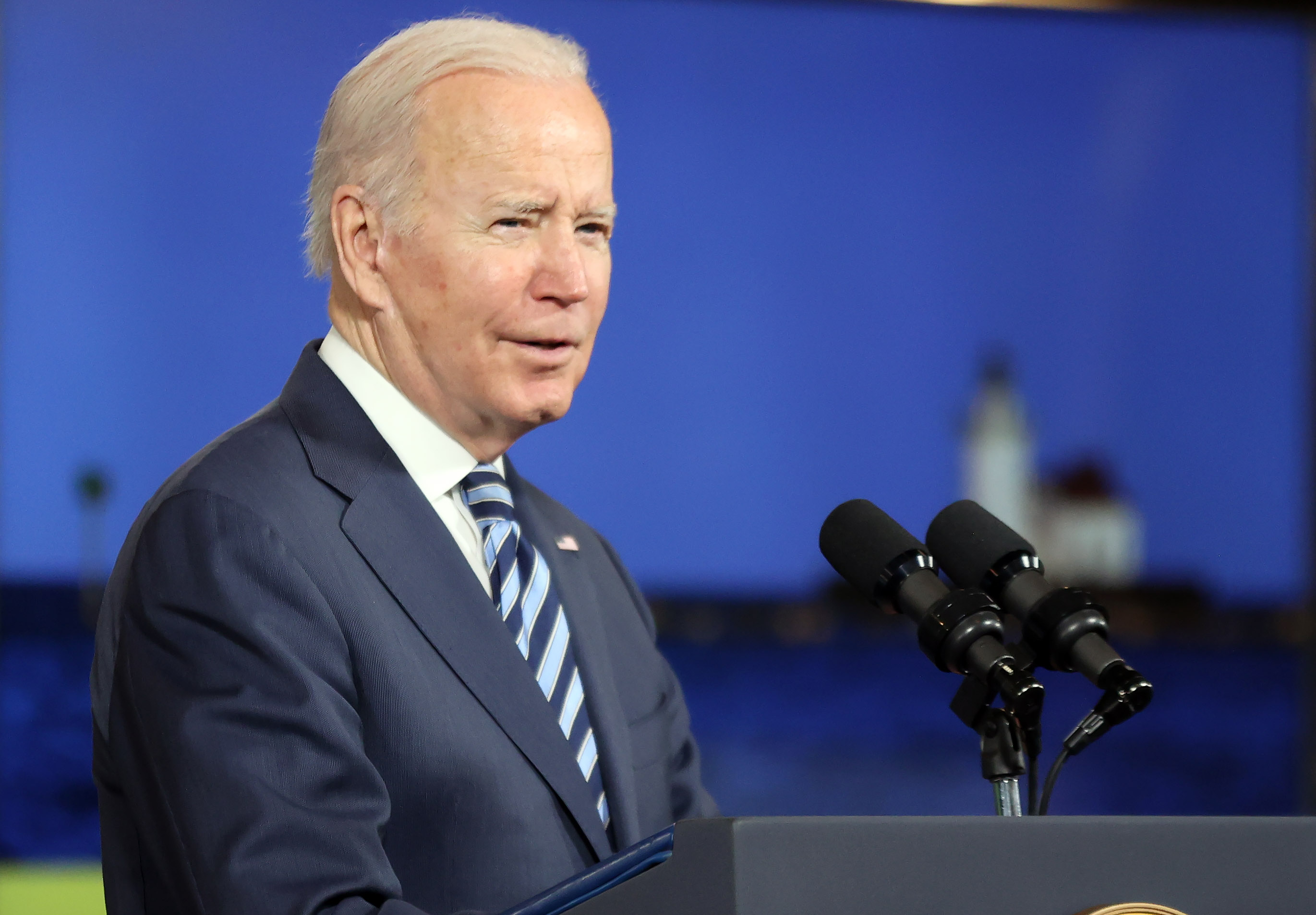 President Joe Biden Speaks At The Shipyards In Lorain, February 17 ...