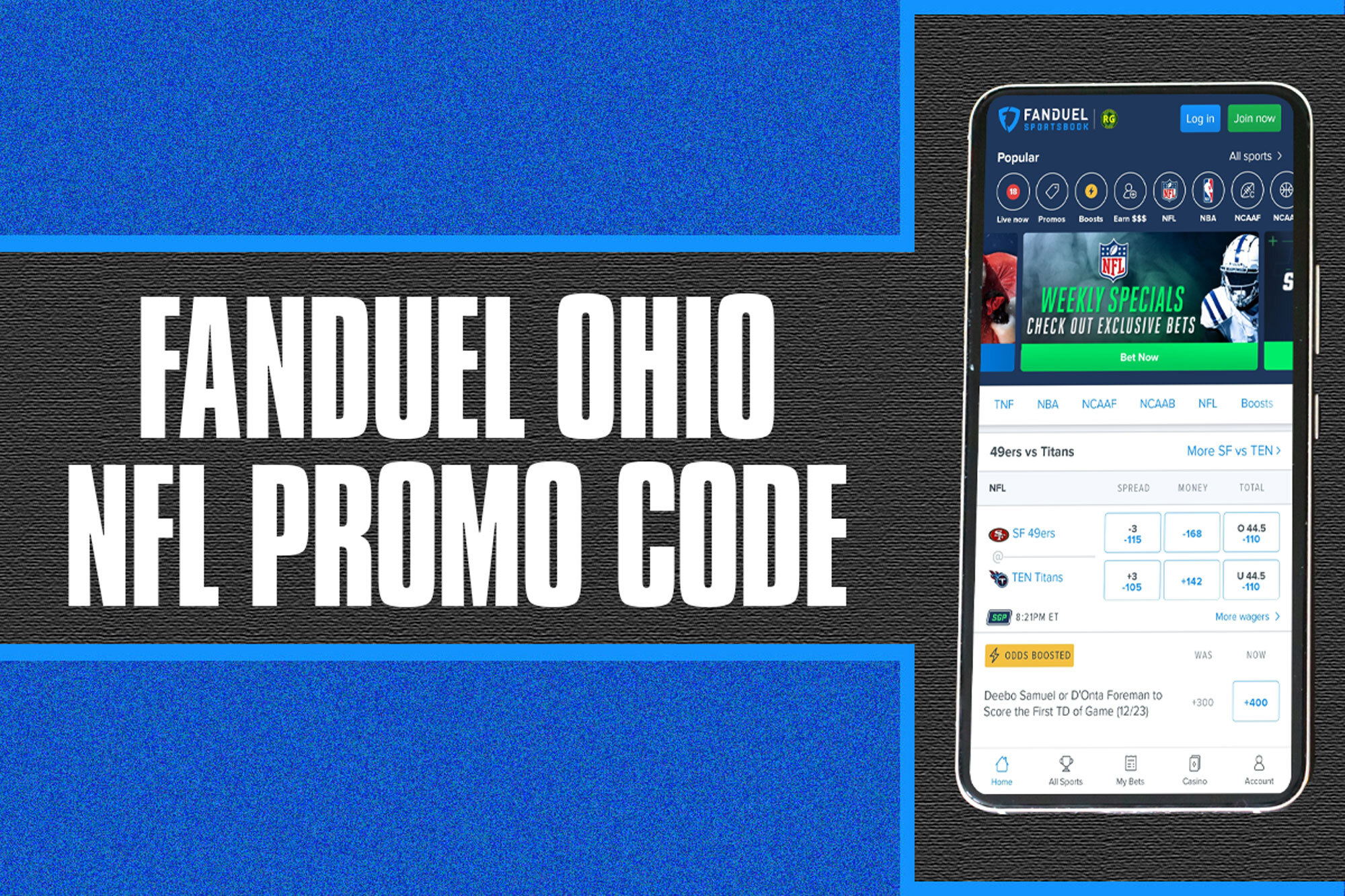 FanDuel Sportsbook Ohio promo: $200 bonus Bills-Bengals showdown 