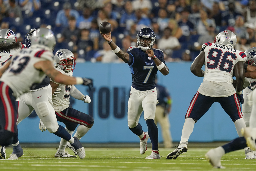 NFL preseason roundup: Titans shut down Patriots