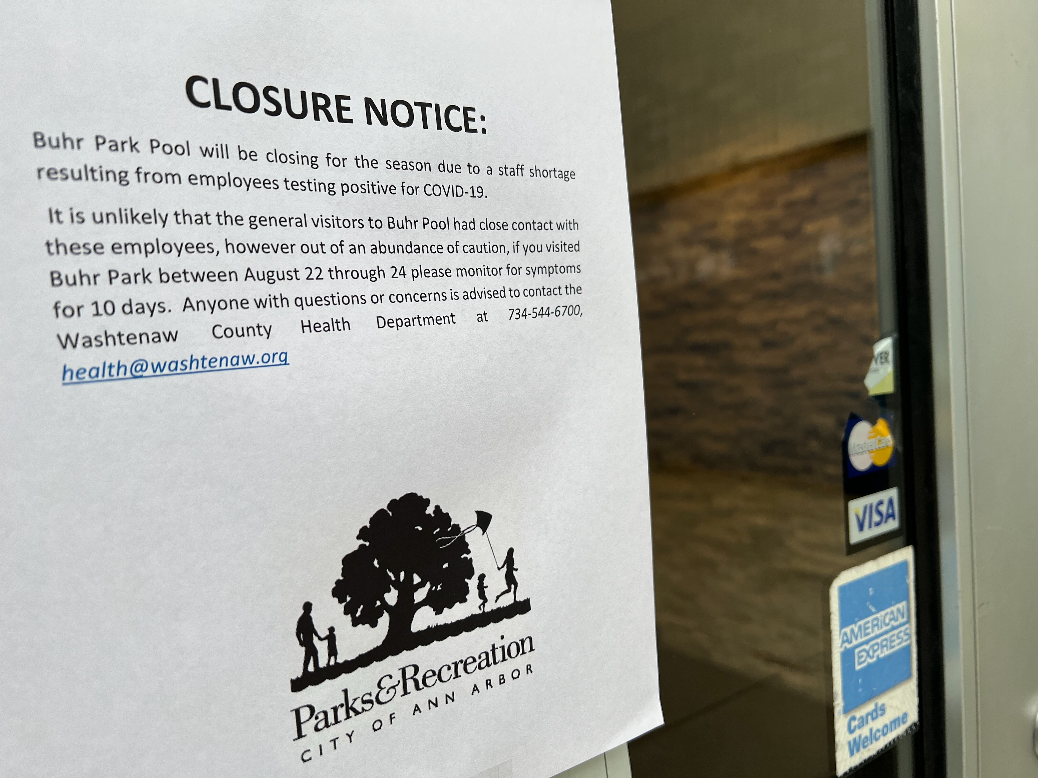 Ann Arbor's Buhr Park pool closed for summer 2022 season