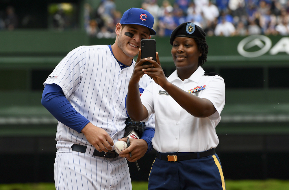 Yankees first baseman Anthony Rizzo, who declined vaccine with