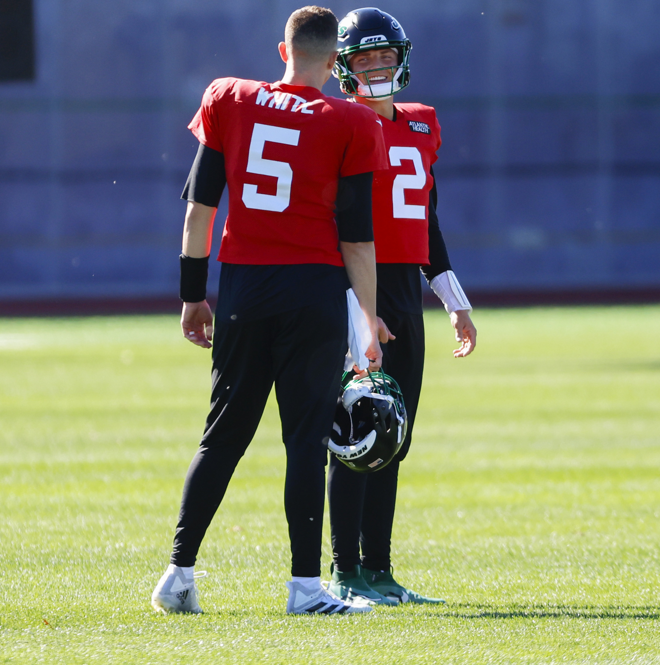 Jets practice before NFL Week 8 game against Patriots 