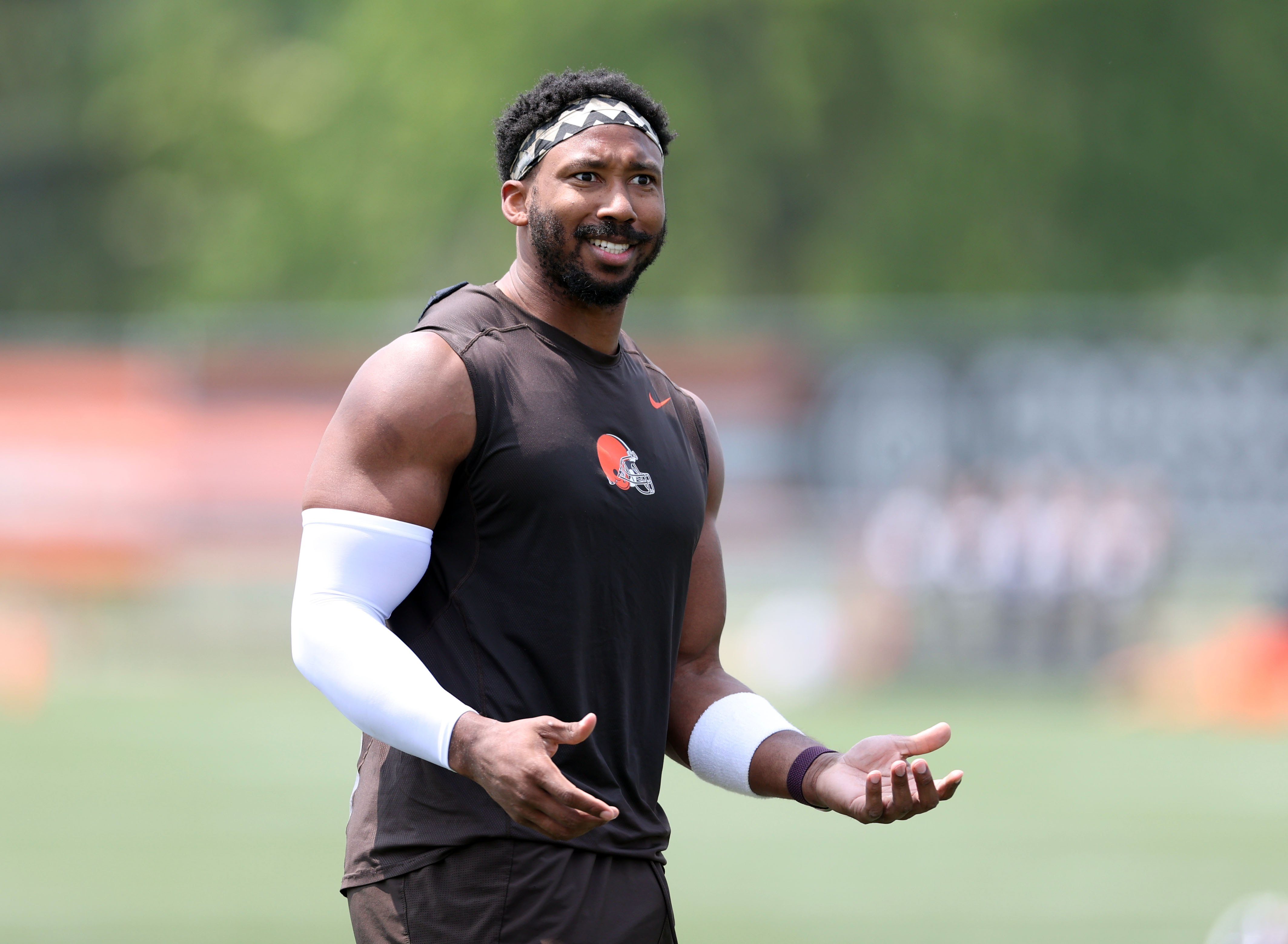 Myles Garrett Says Car Crash Was 'Wake-Up Call,' Promises To Drive