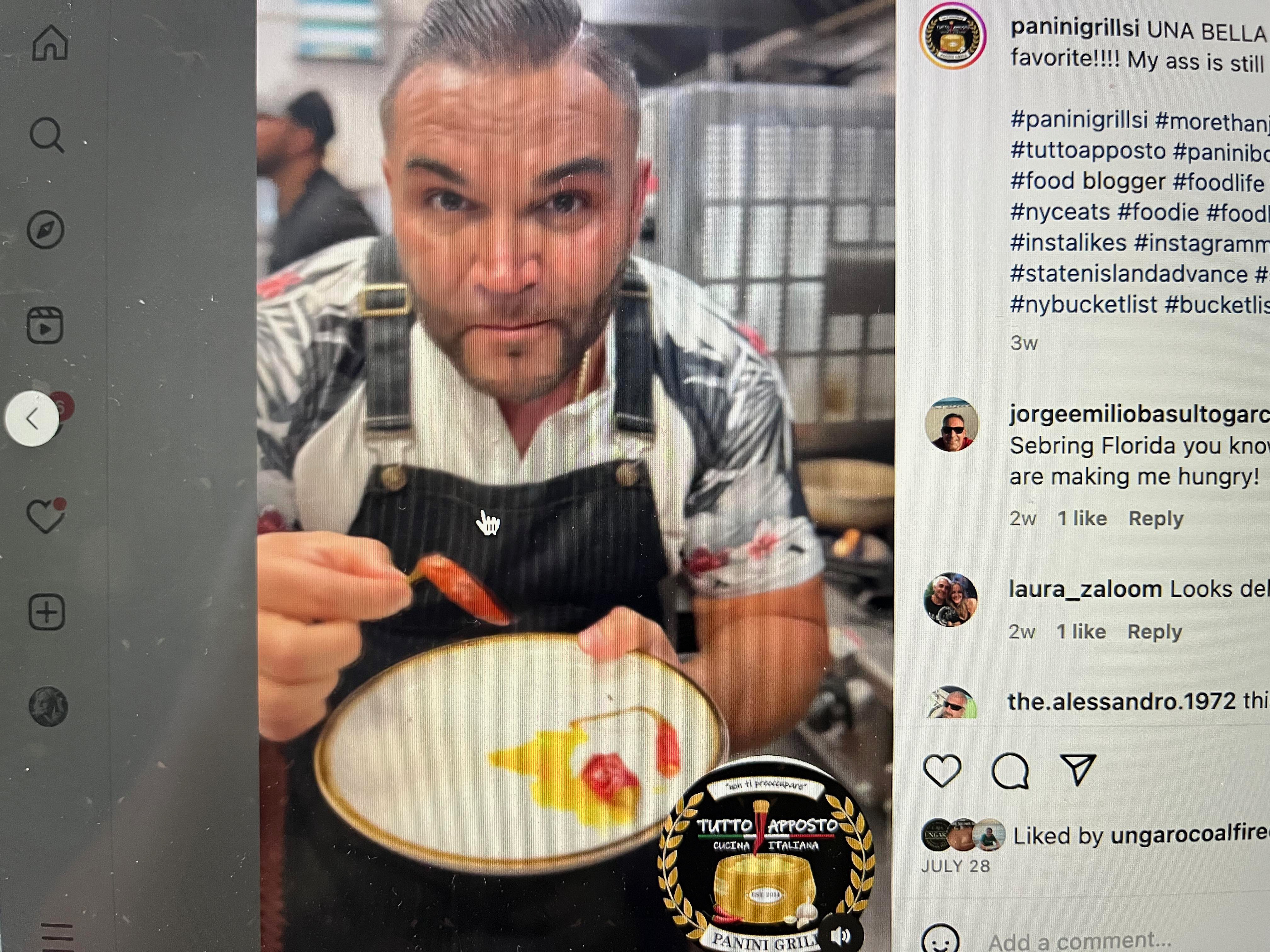Staten Island restaurant owner stars in foodie videos on social media: \'I\'m  not camera shy\'
