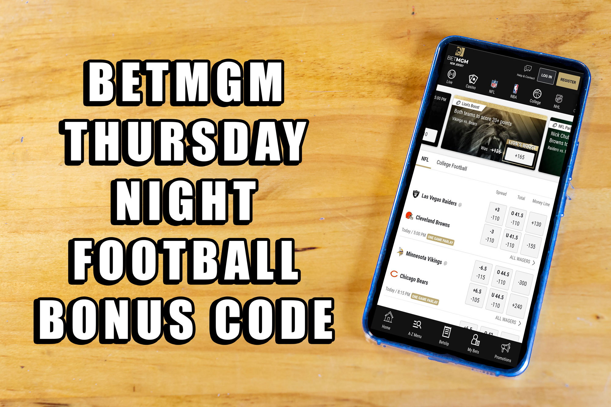 BetMGM bonus code for TNF: Giants-49ers $1,500 first bet offer 