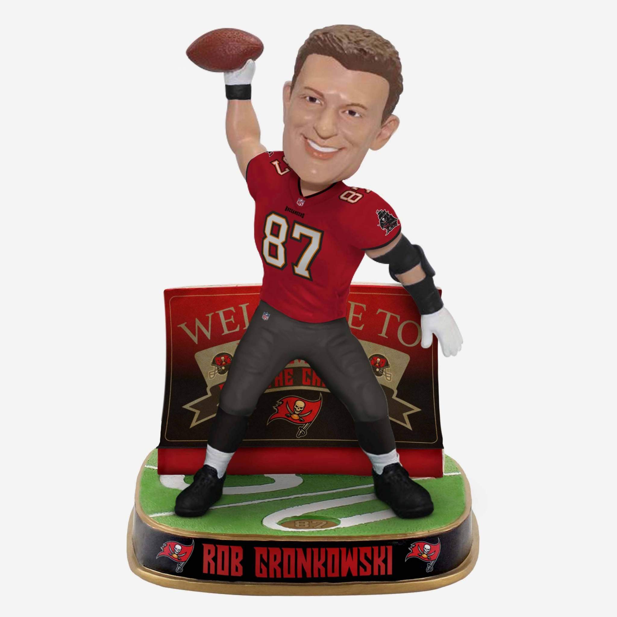 Rob Gronkowski's Tampa Bay Buccaneers bobblehead is available for