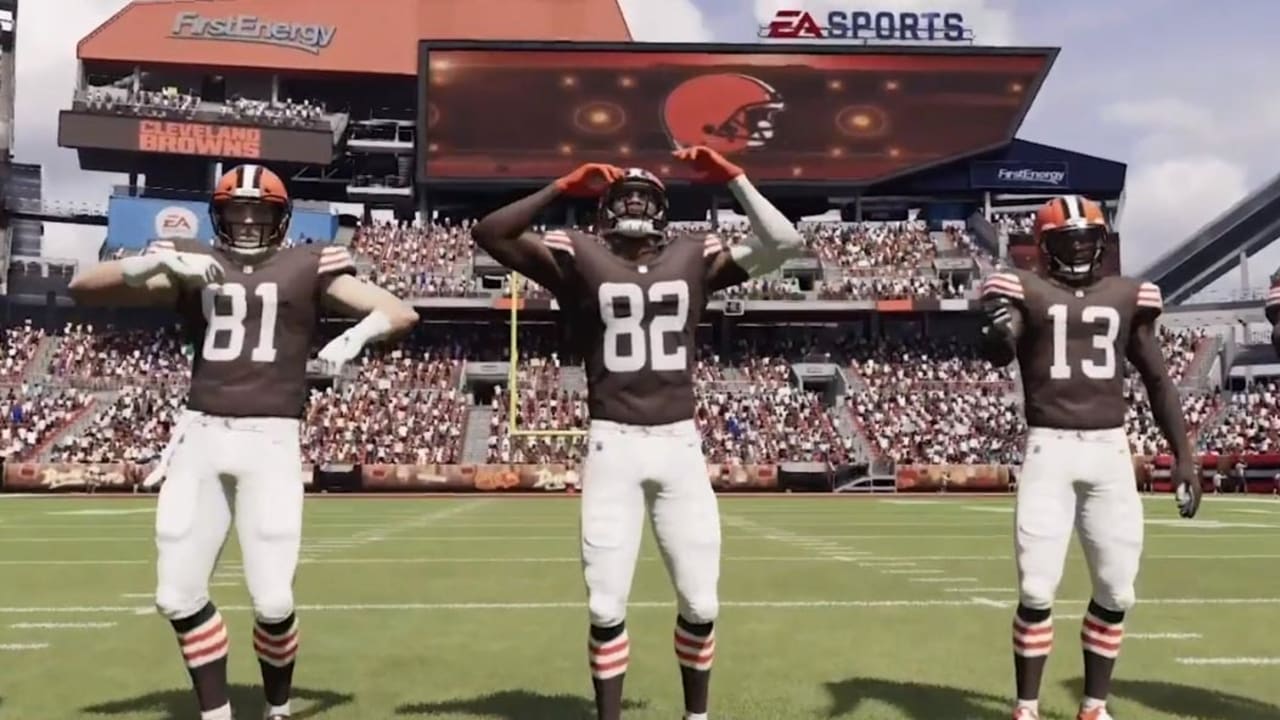 Cleveland Browns Nick Chubb the top running back in Madden 24