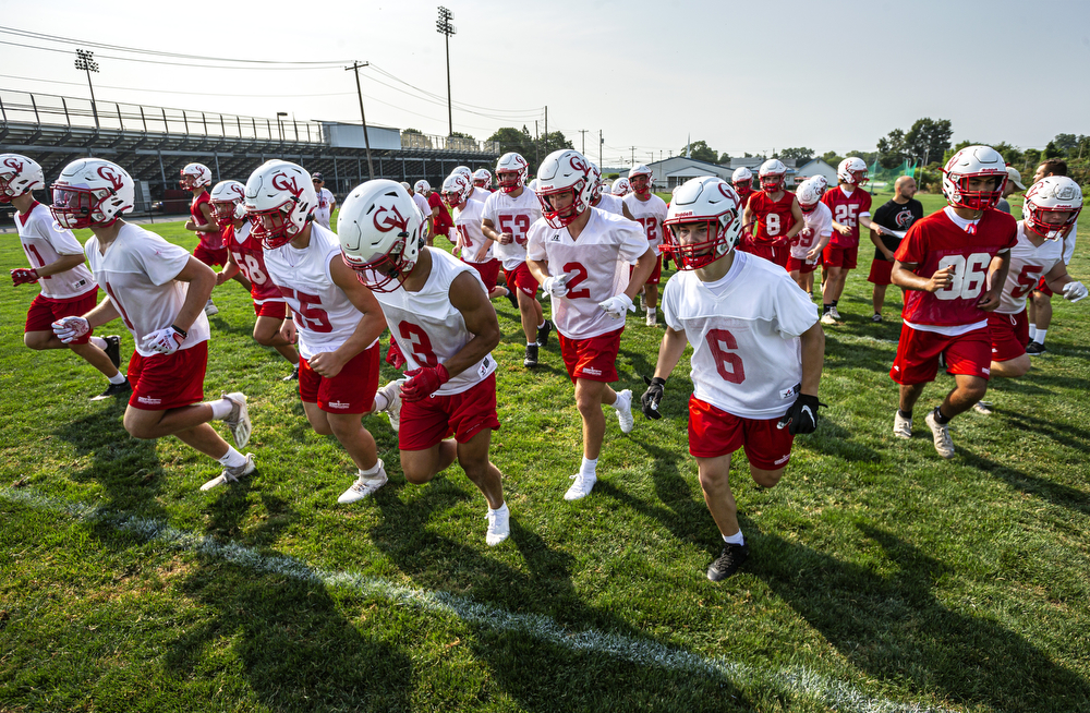 Football practice begins at Cumberland Valley