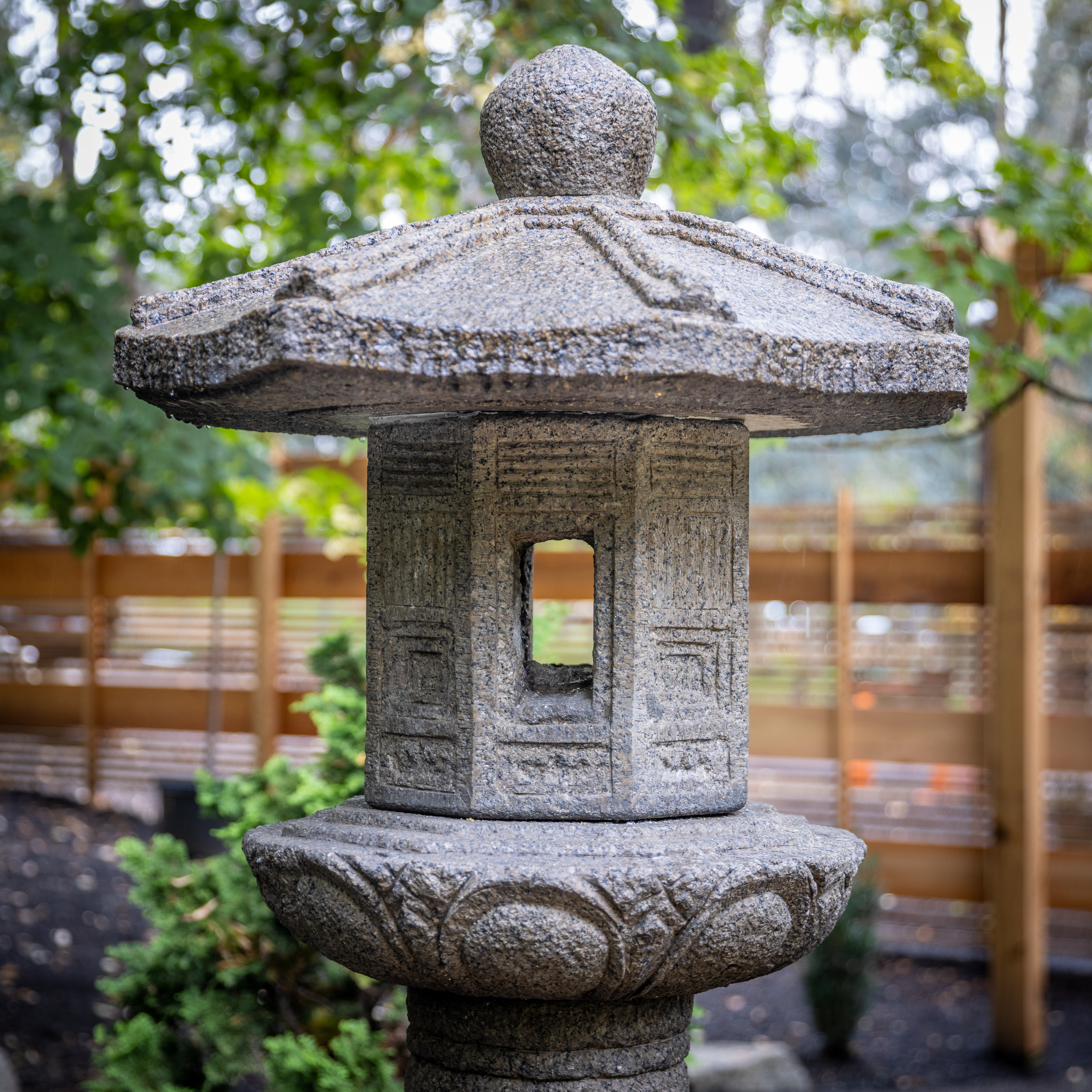 Ashland Japanese garden stone lanterns - oregonlive.com