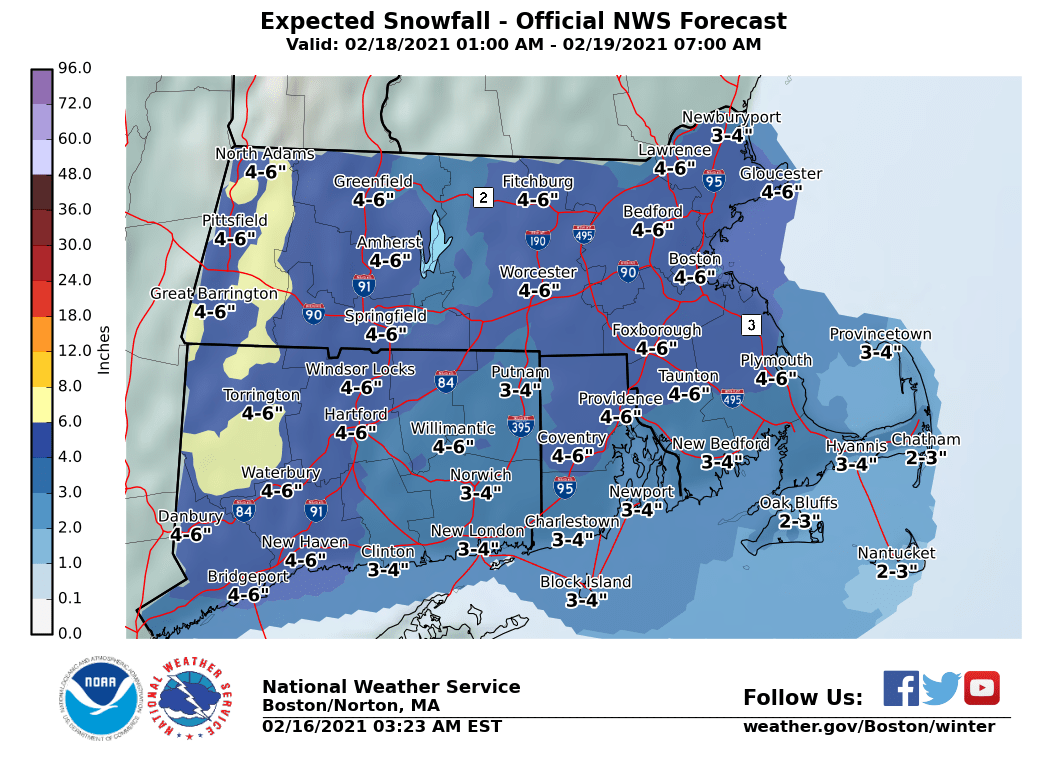 4 to 6 inches of snow, sleet and freezing rain possible in ...