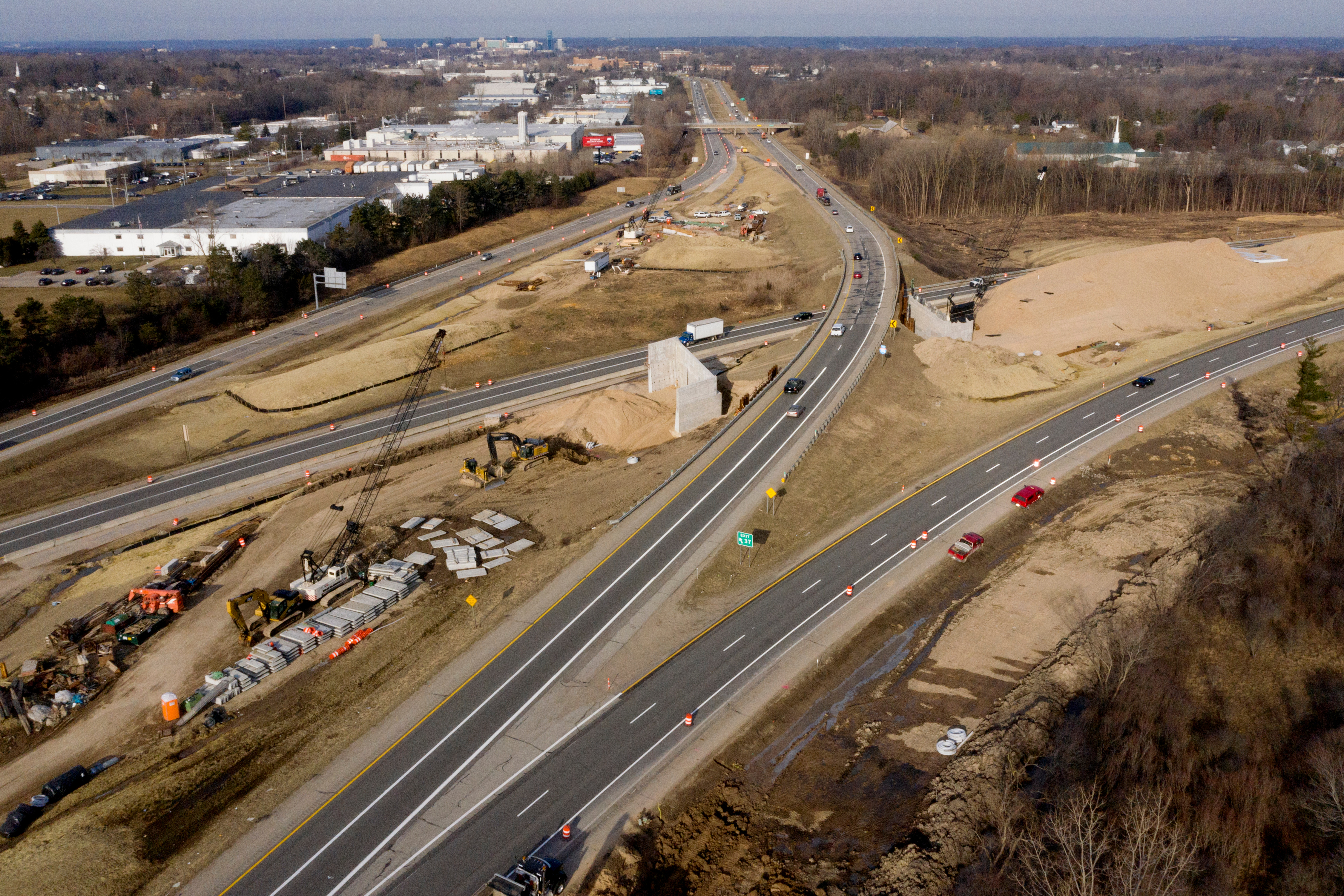 I-96/I-196 'flip' project winding down for the winter