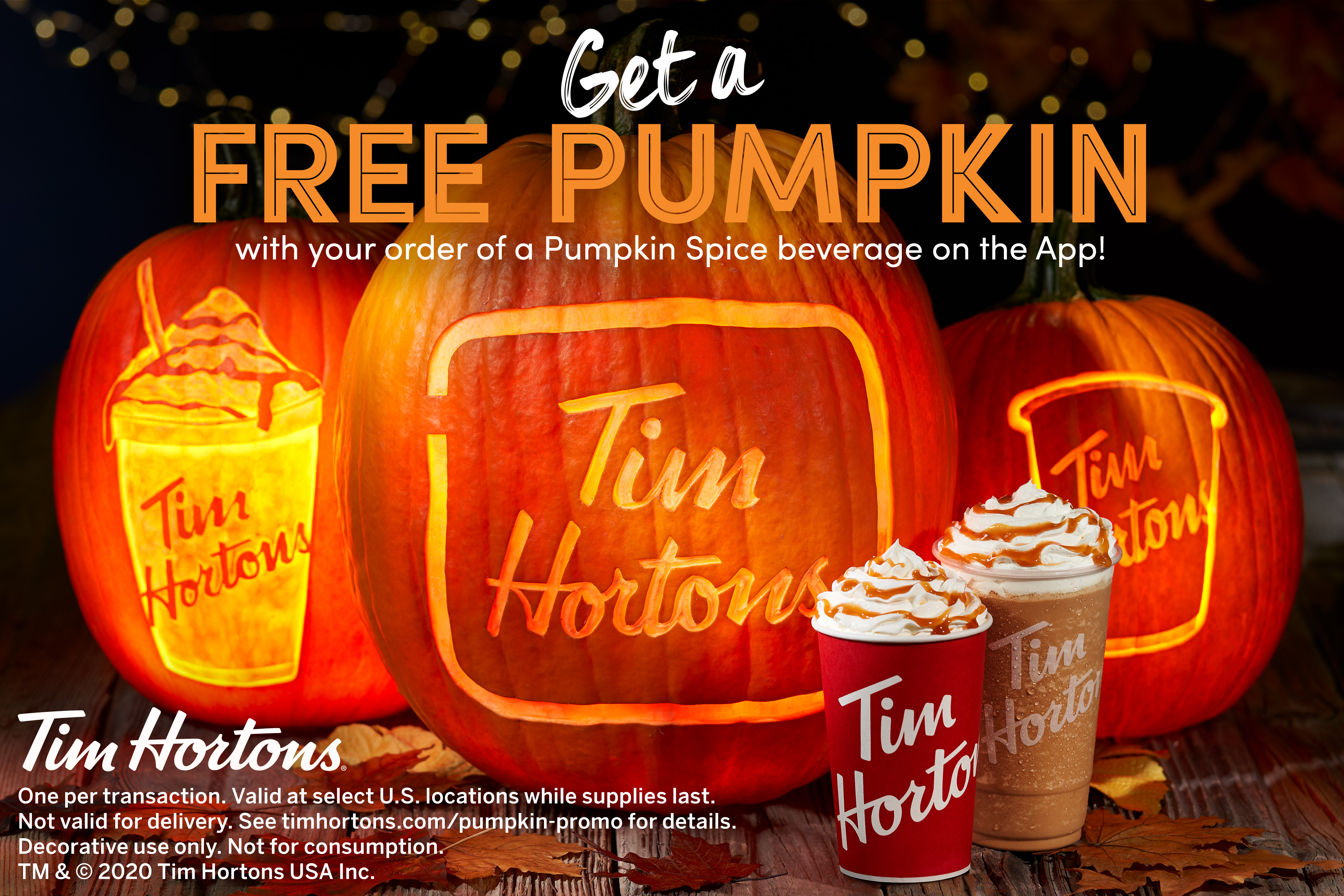 Buy a pumpkin spice drink at Tim Hortons, get a free pumpkin - mlive.com