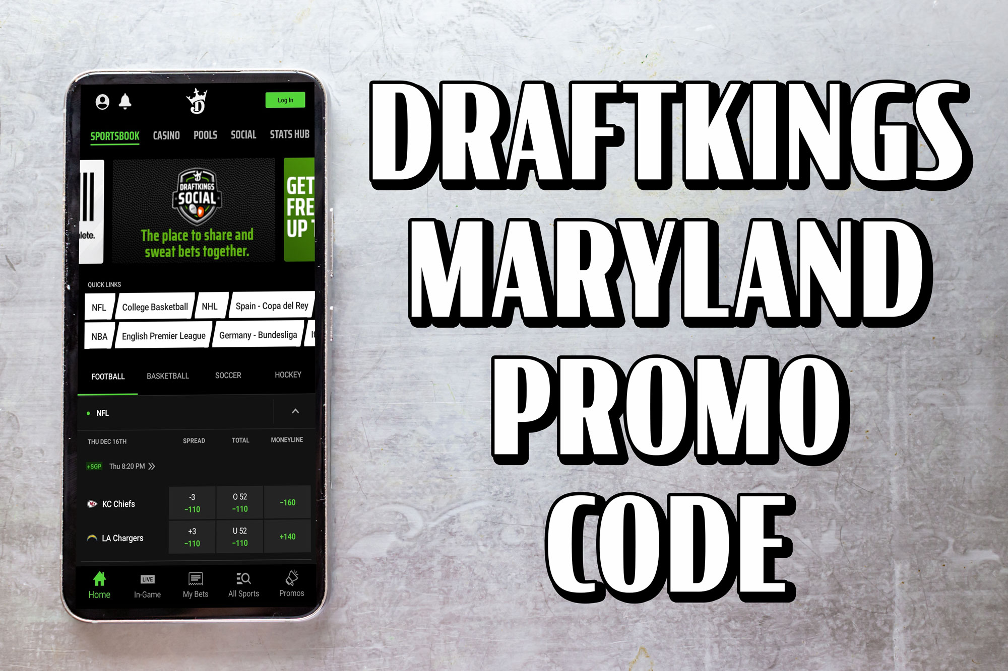 DraftKings Maryland Promo Code: $200 Bonus Bets Instantly for NFL Wild  Cards - Mile High Sports