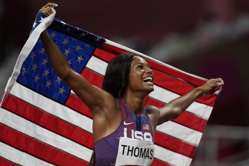 Gabby Thomas of Massachusetts wins bronze in 200M at Tokyo Olympics ...
