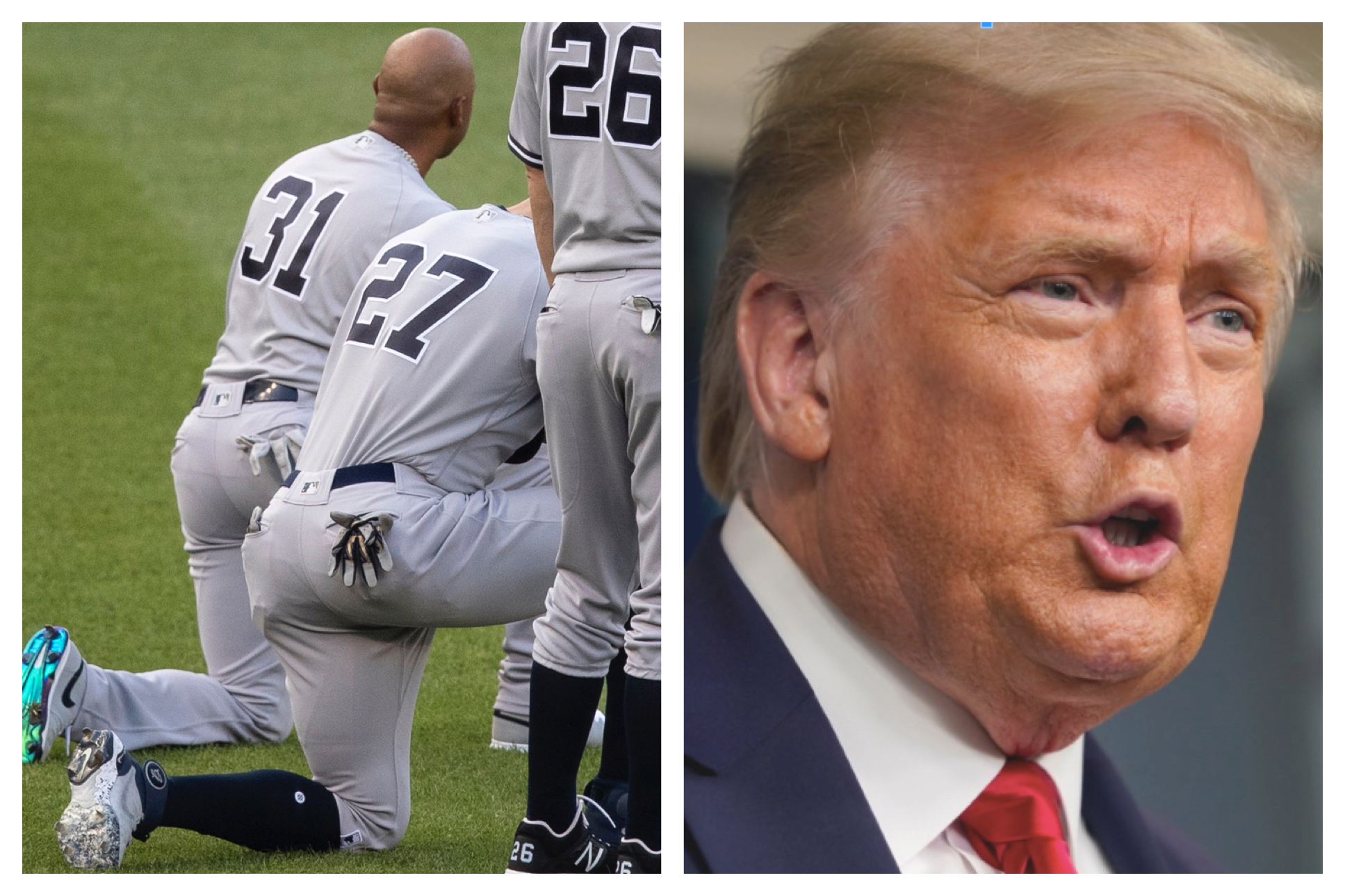 Trump backs out of Yankee Stadium first pitch