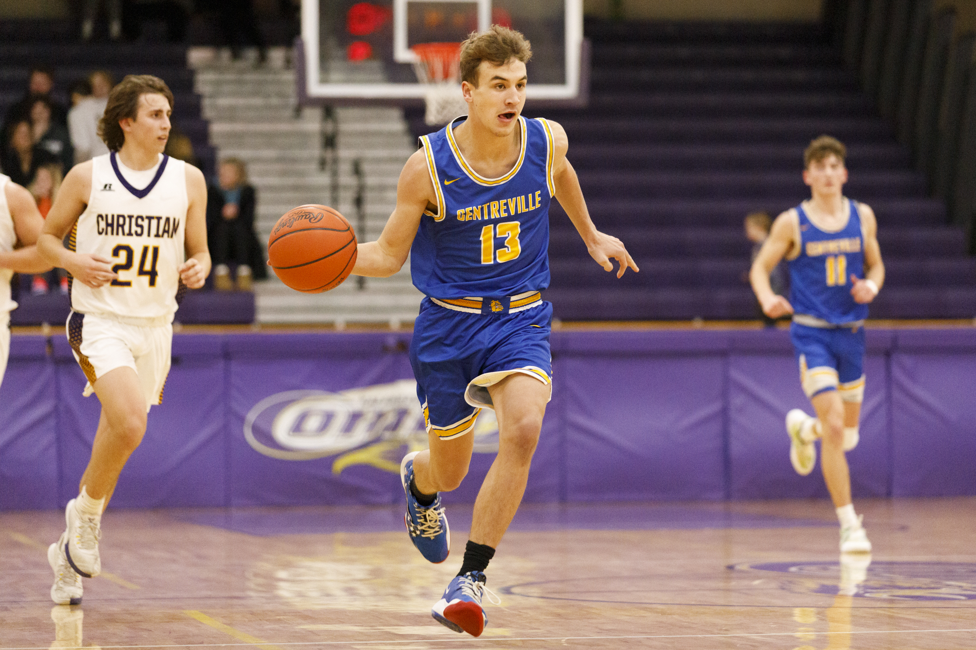 Centreville at Kalamazoo Christian basketball