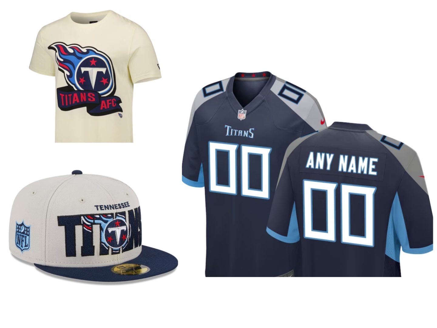 Youth Nike Game Home Personalized Titans Jersey - Official