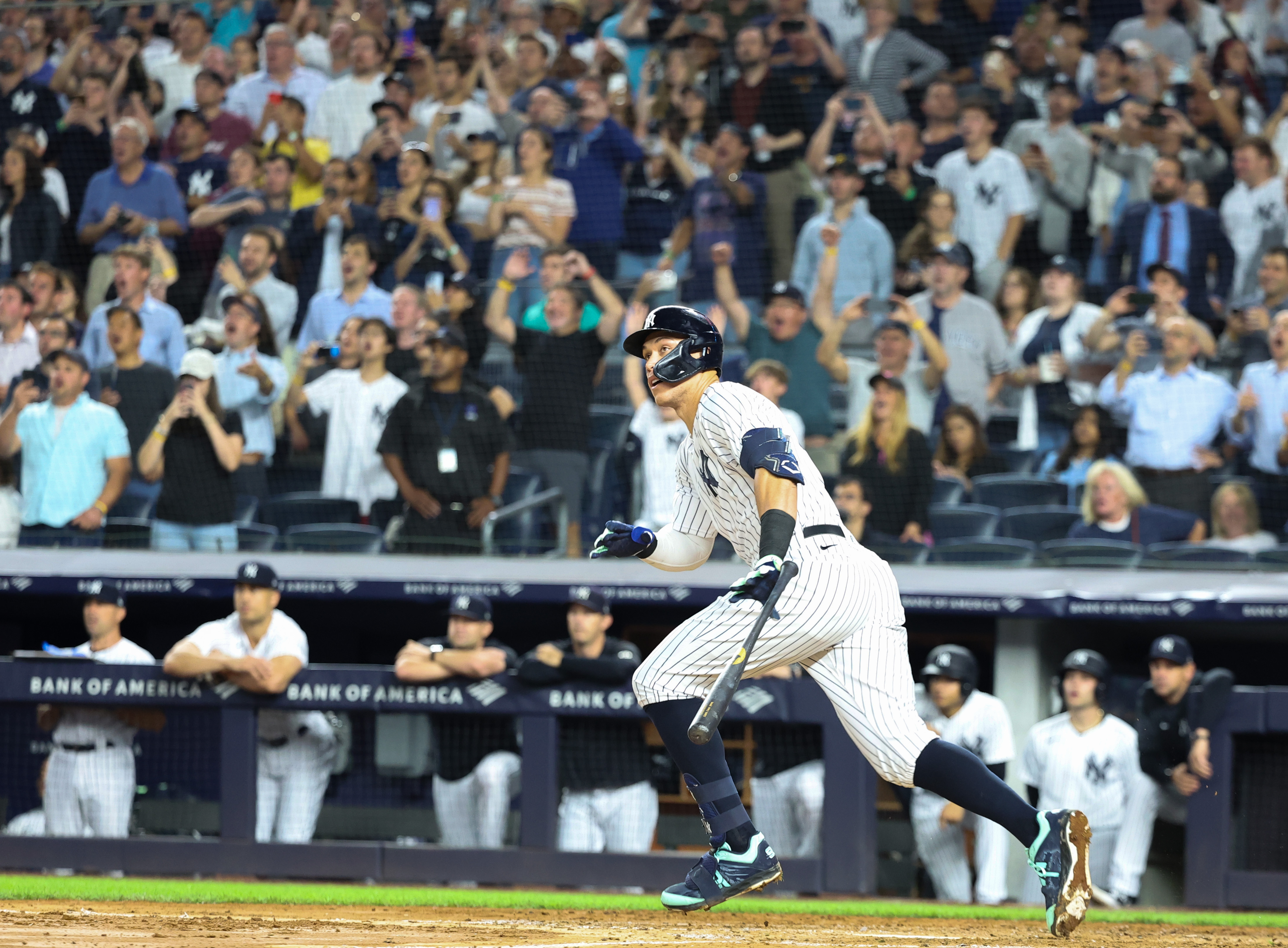 September 29, 2019: New York Yankees right fielder Aaron Judge #99 at bat  during the final Major League Baseball game held at Globe Life Park between  the New York Yankees and the