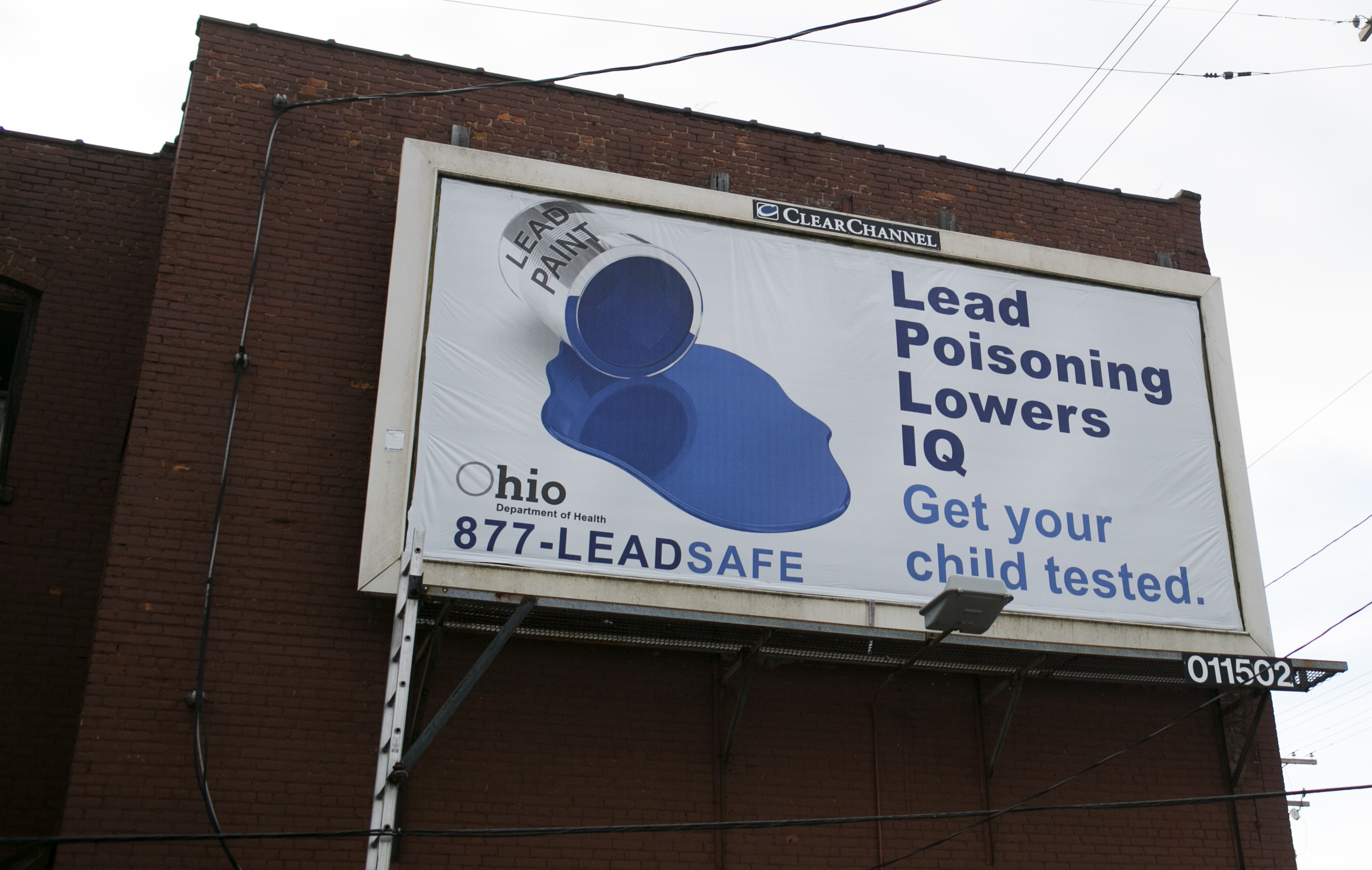 Childhood Lead Poisoning Prevention program billboard campaign