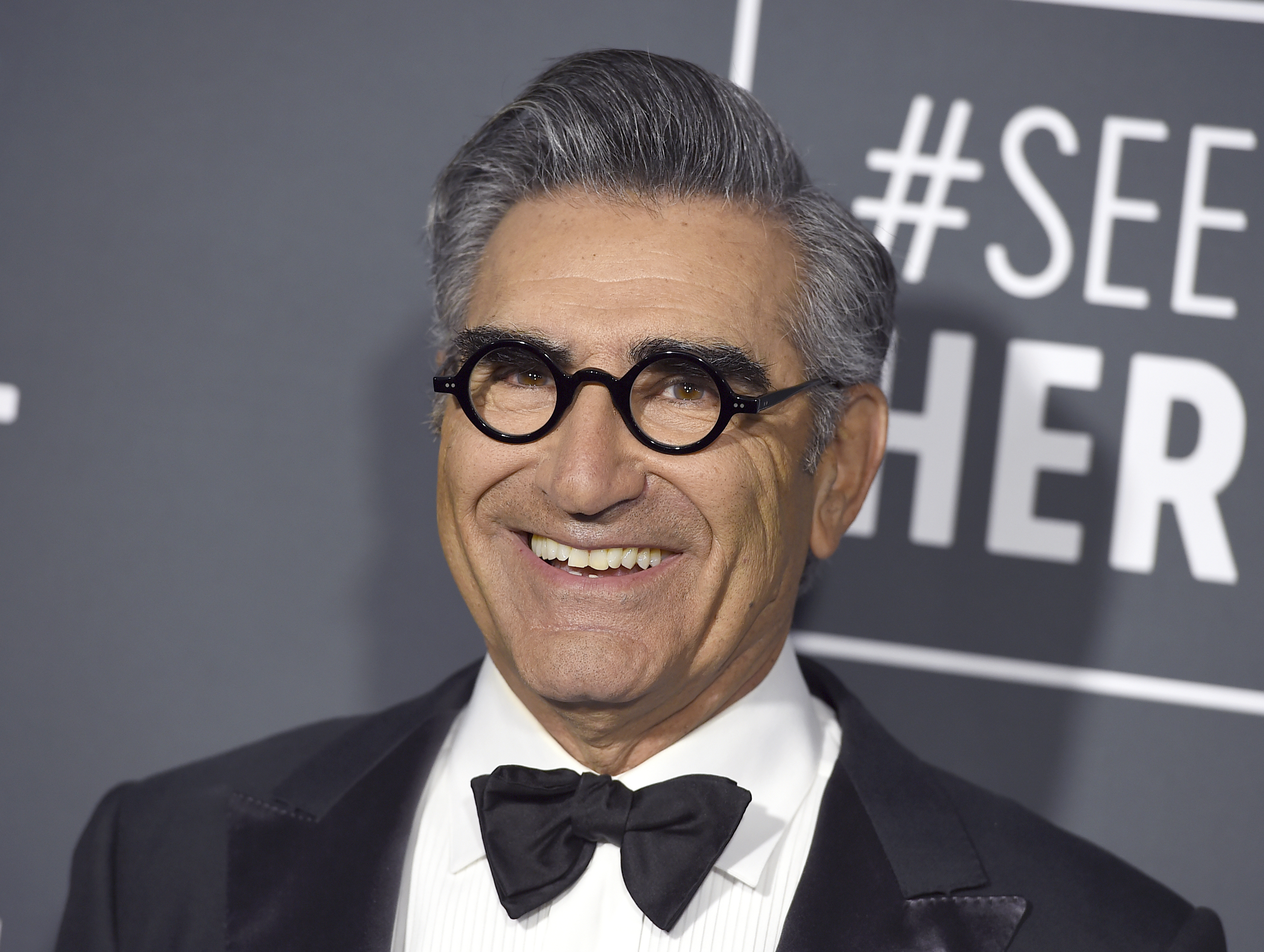 Eugene Levy gets emotional as Steve Martin, Martin Short, other stars pay  tribute: Video 