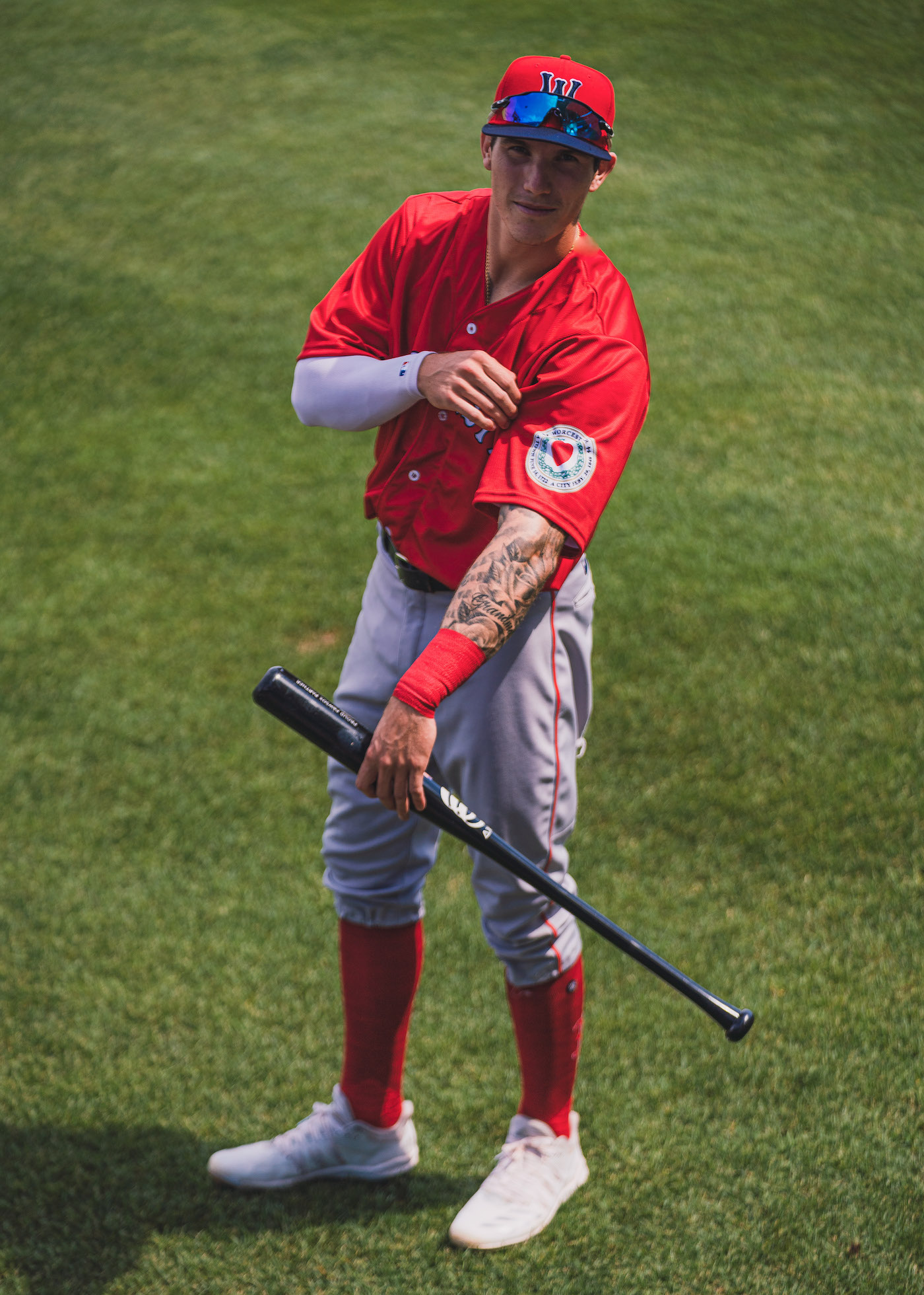 Worcester Red Sox unveil player jerseys and caps