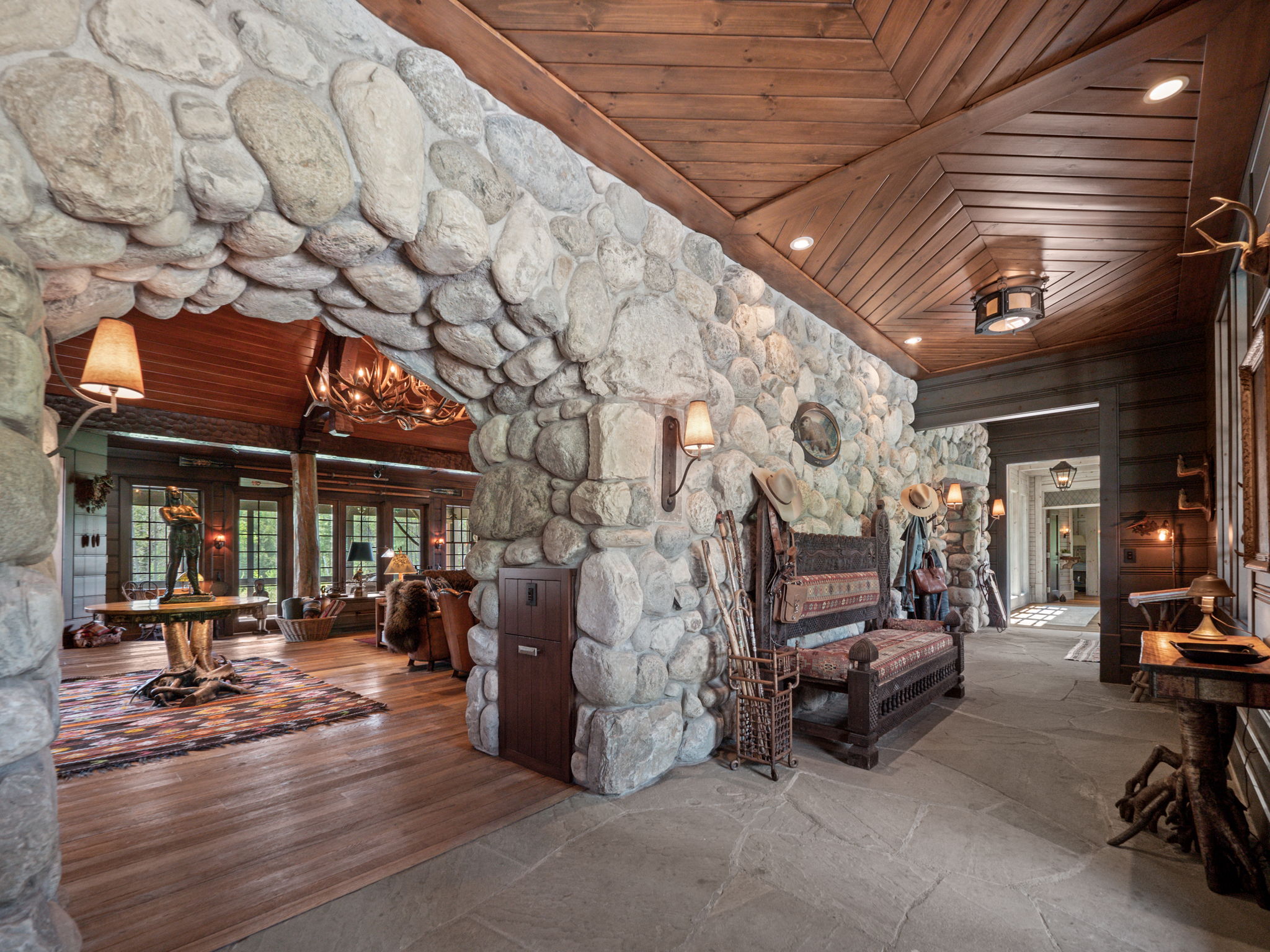 Adirondack-inspired estate on 466 acres for $14m blends outdoor ...