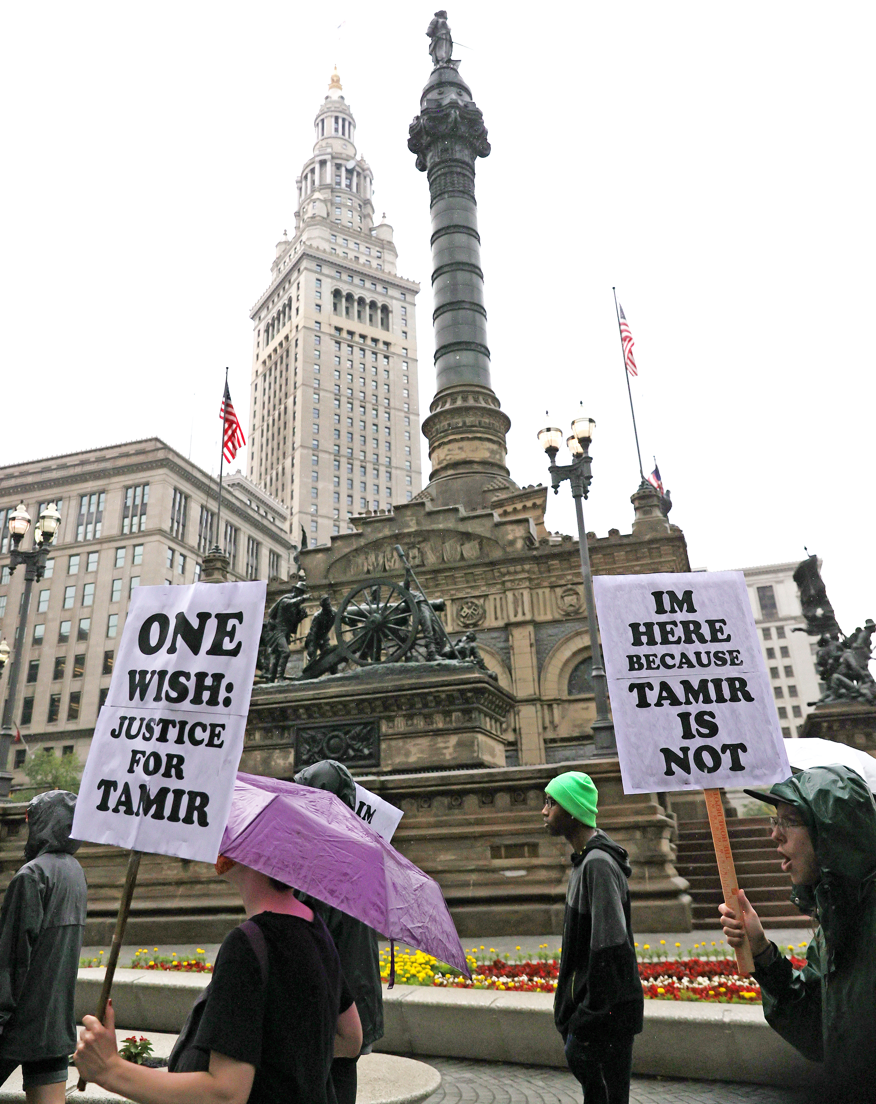 Tamir Rice’s rally for justice at Public Square in downtown Cleveland ...