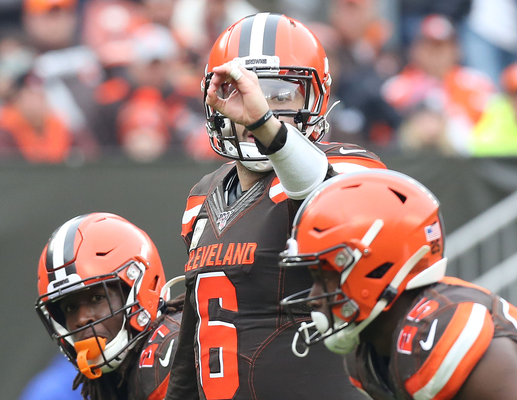 Cleveland Browns Baker Mayfield Vs. Buffalo Bills, November 10, 2019 ...