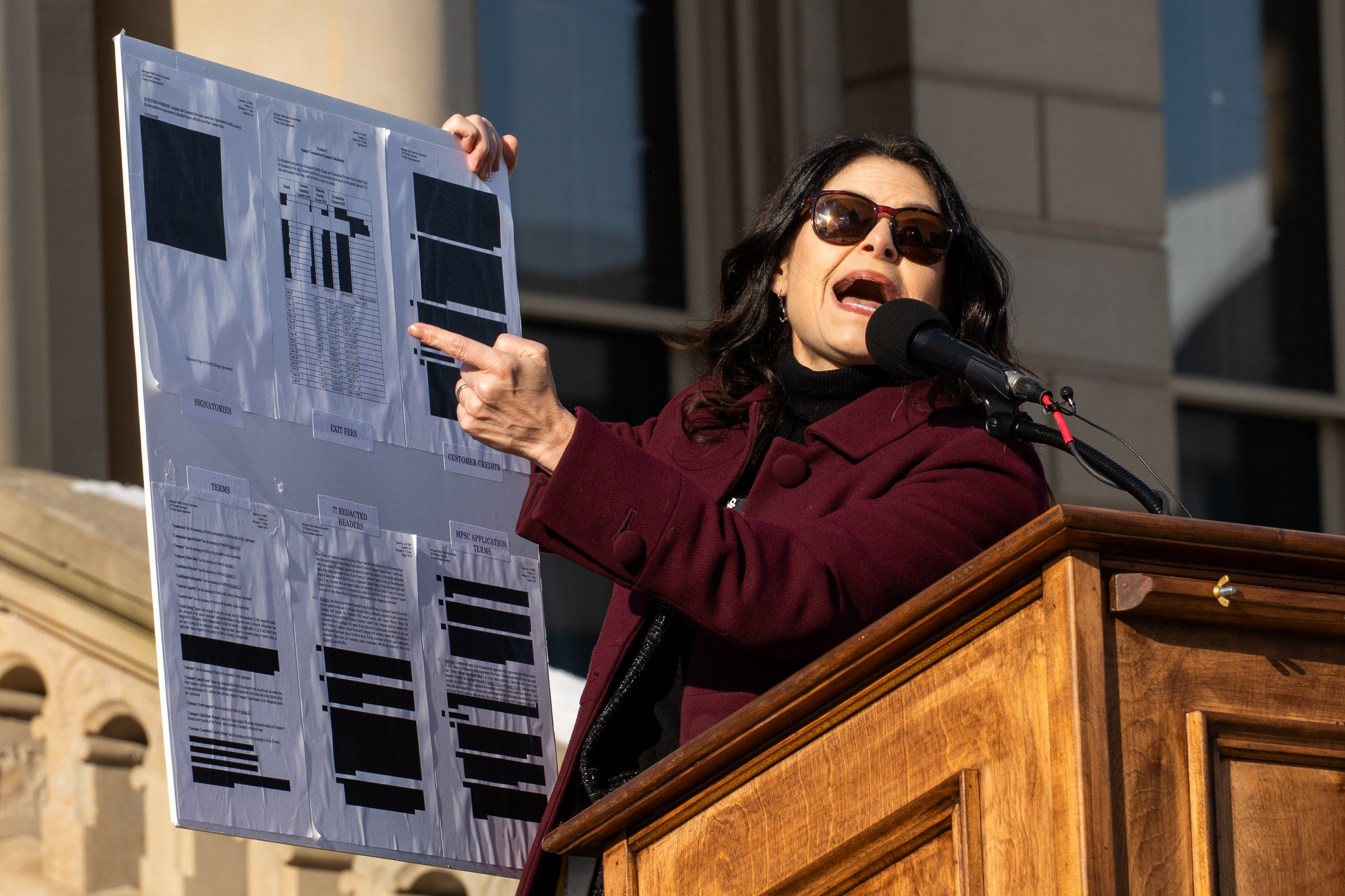 Data center protest at Michigan State Capitol Building - mlive.com