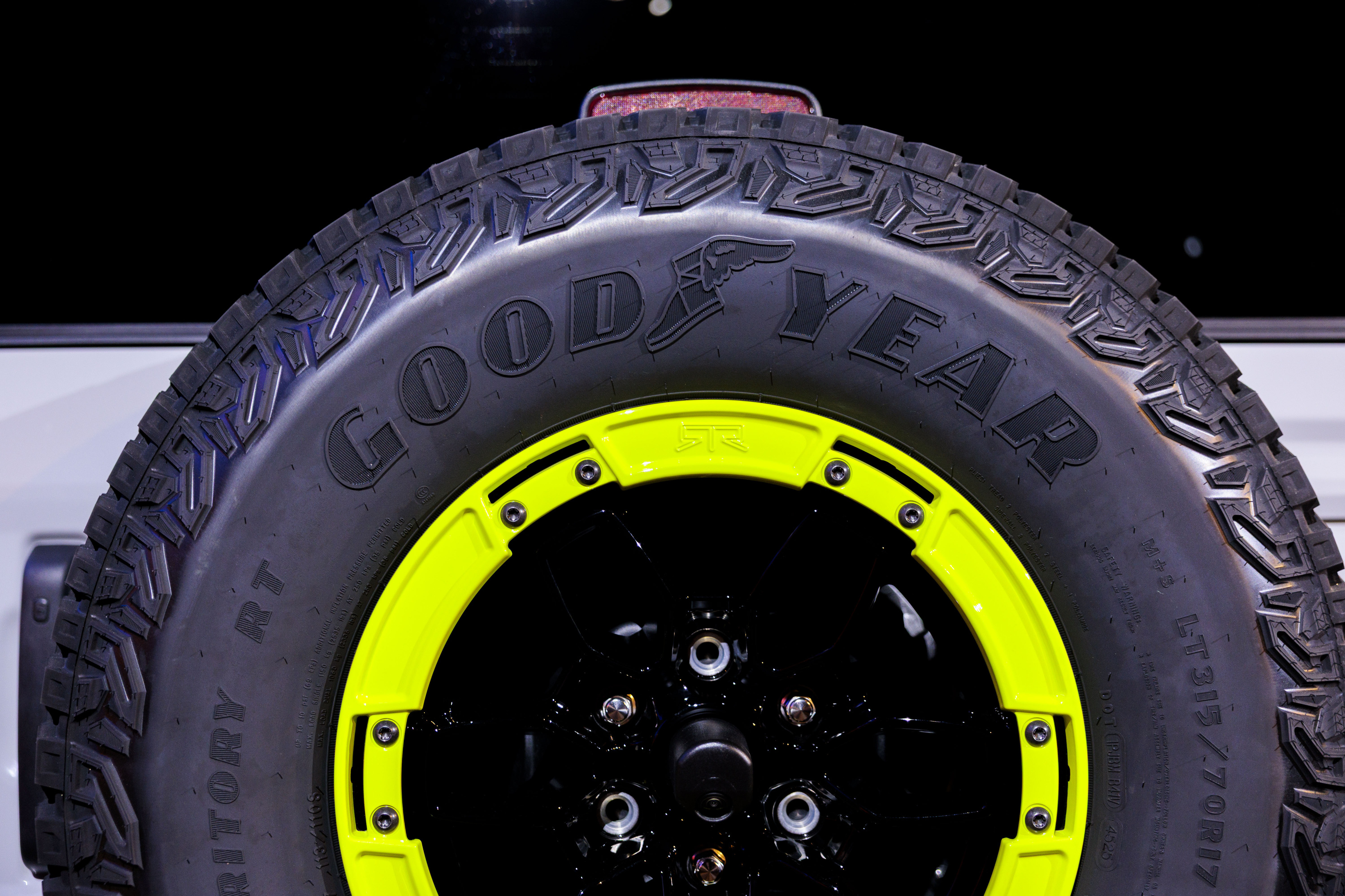 The Ford Bronco RTR, unveiled during a Ford Motor Company event ahead of the Detroit Auto Show at Huntinton Place in Detroit on Tuesday, Jan. 13 2026.