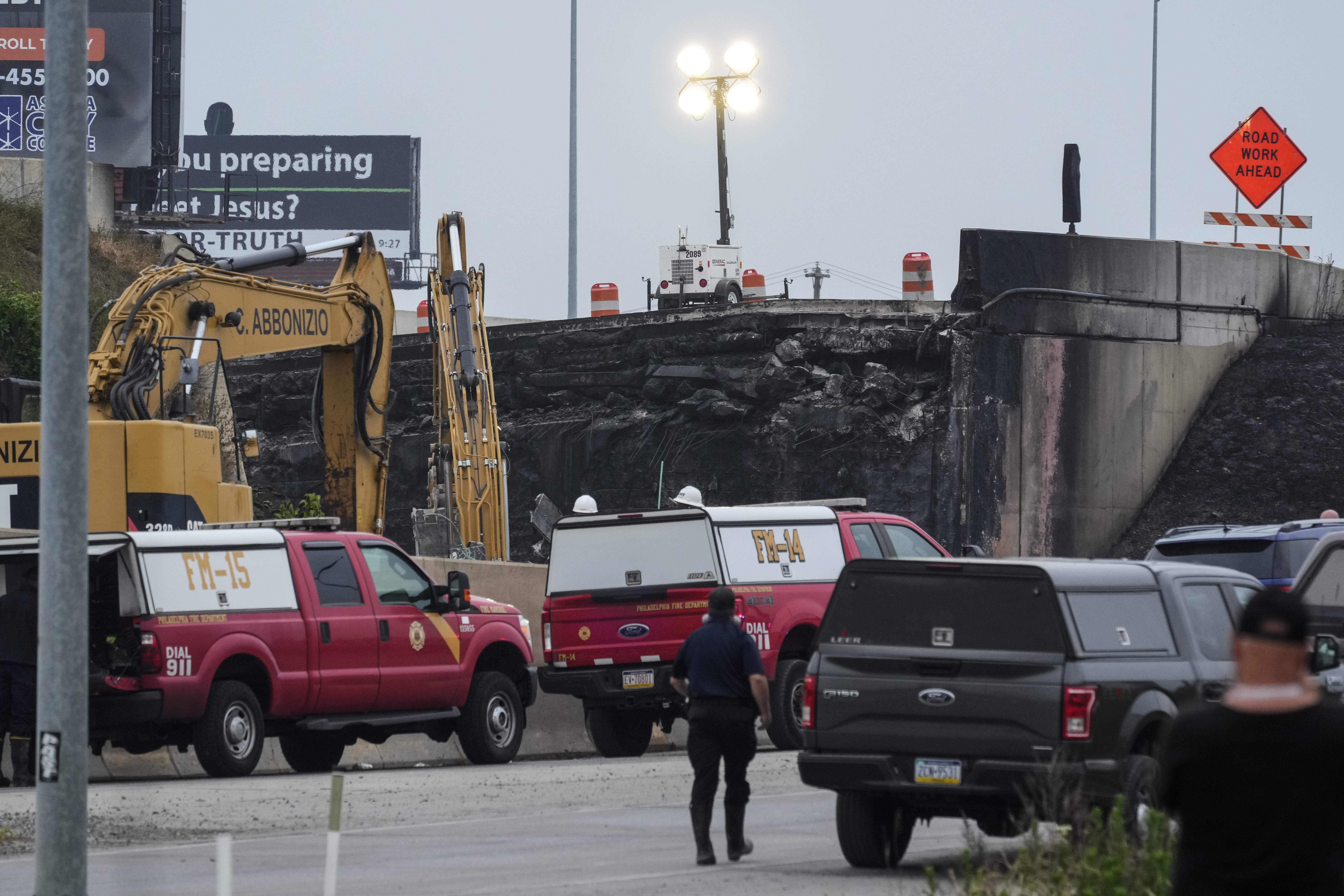 Aftermath of I-95 fire, road collapse in Philadelphia - pennlive.com