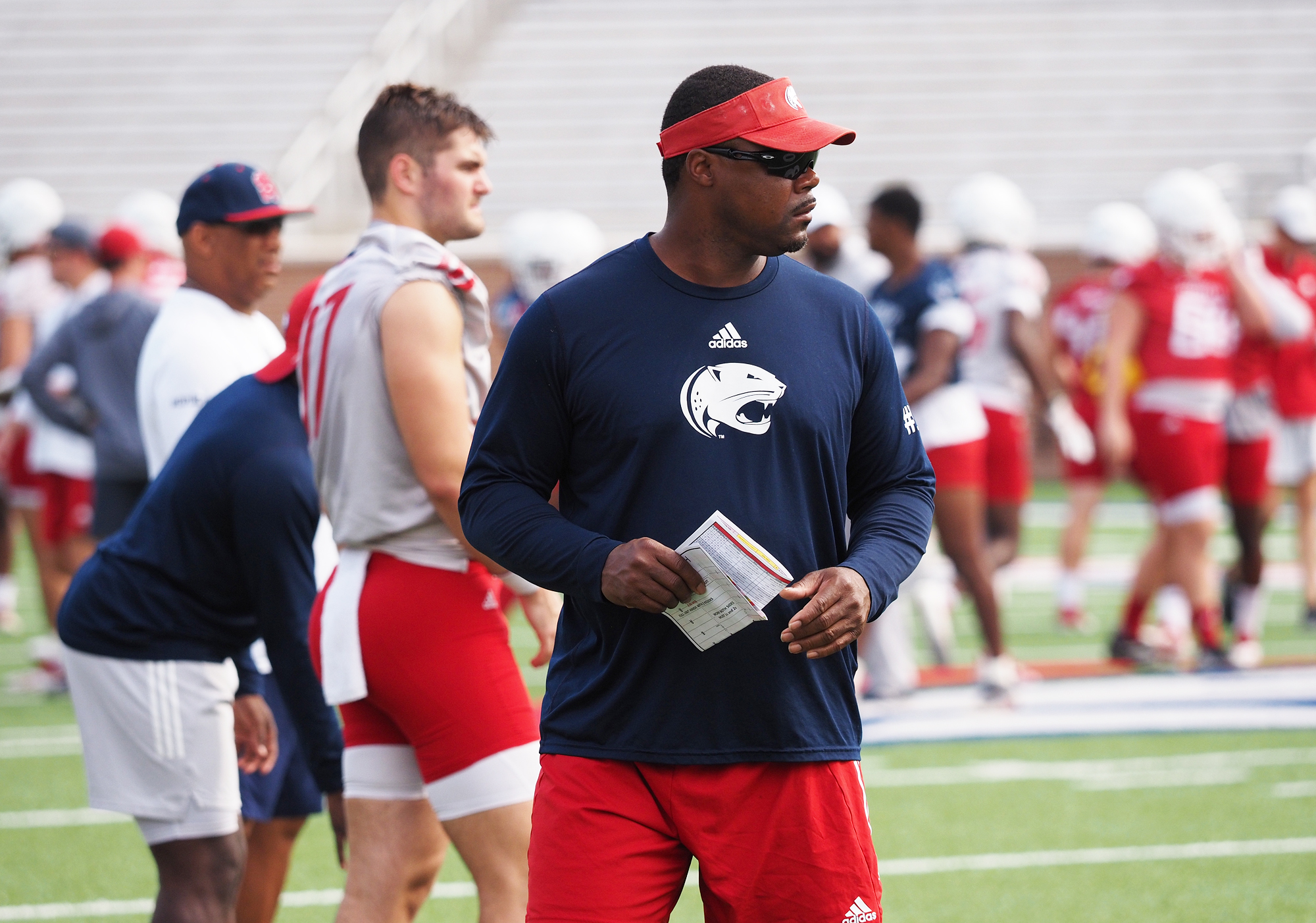 South Alabama football practice