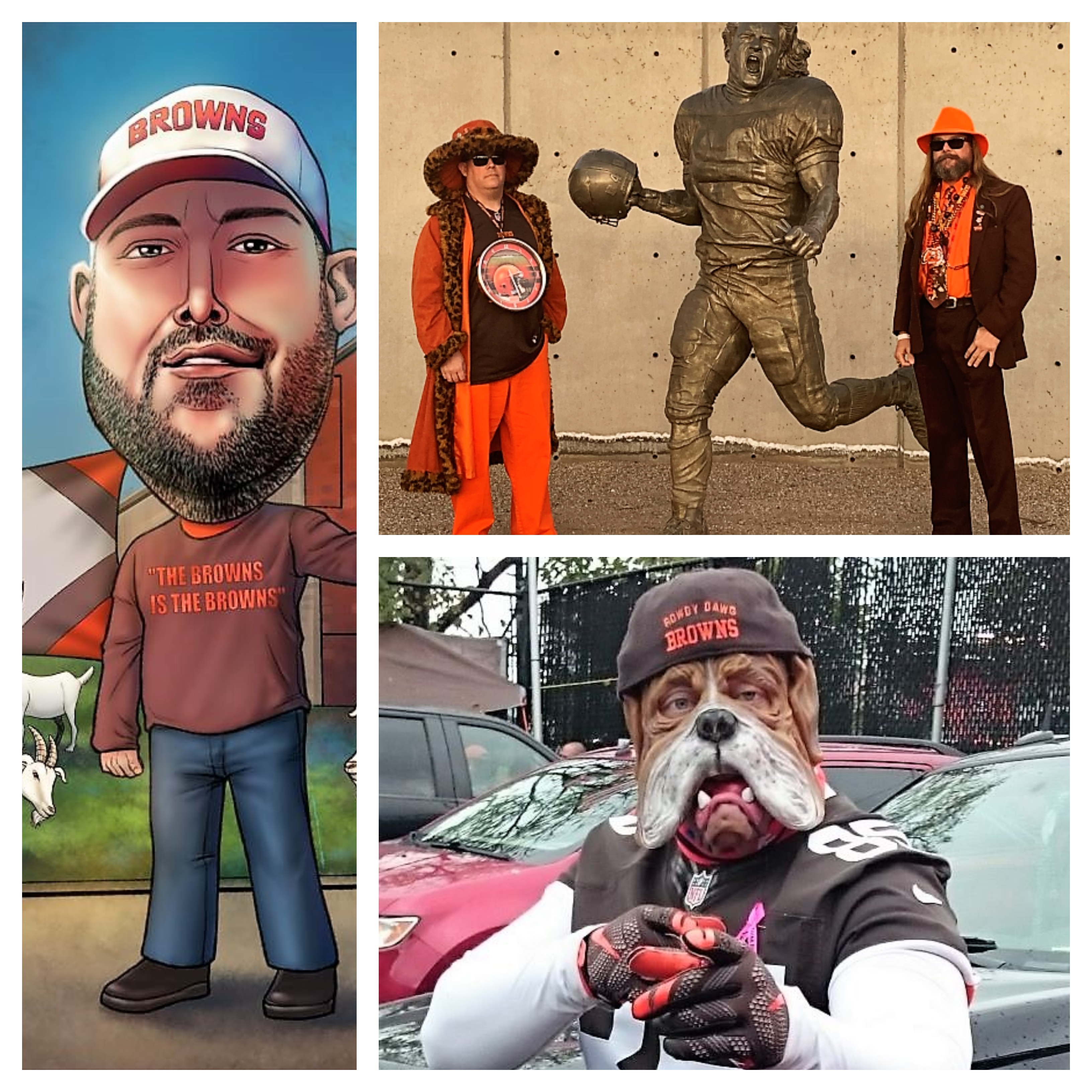 These Browns fans are dressed to the nines: Best-Dressed Browns Fans  (Johnson - Nuemeyer) 