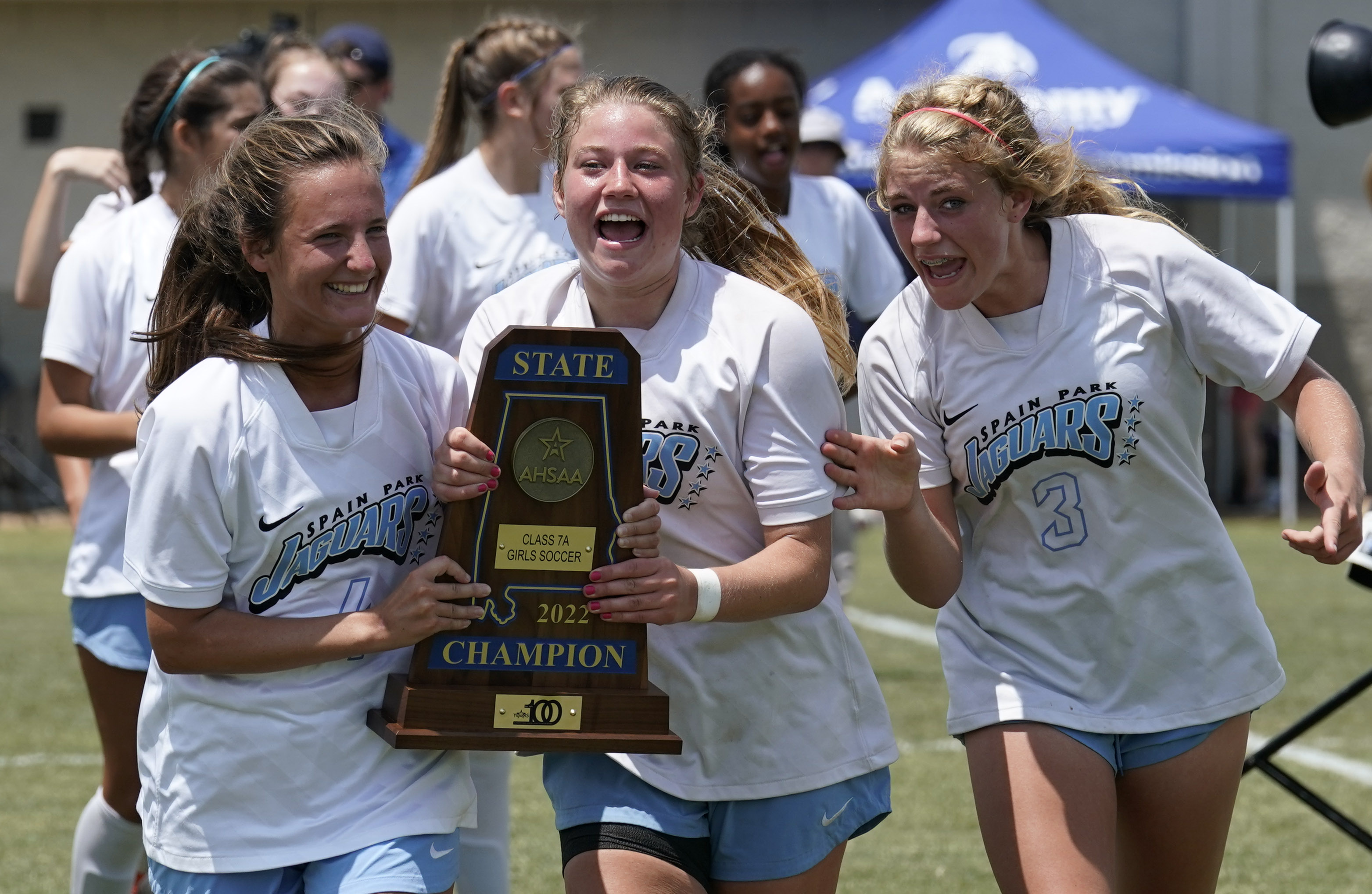 Fairhope vs. Spain Park 2022 AHSAA Girls 7A State Soccer Tournament ...