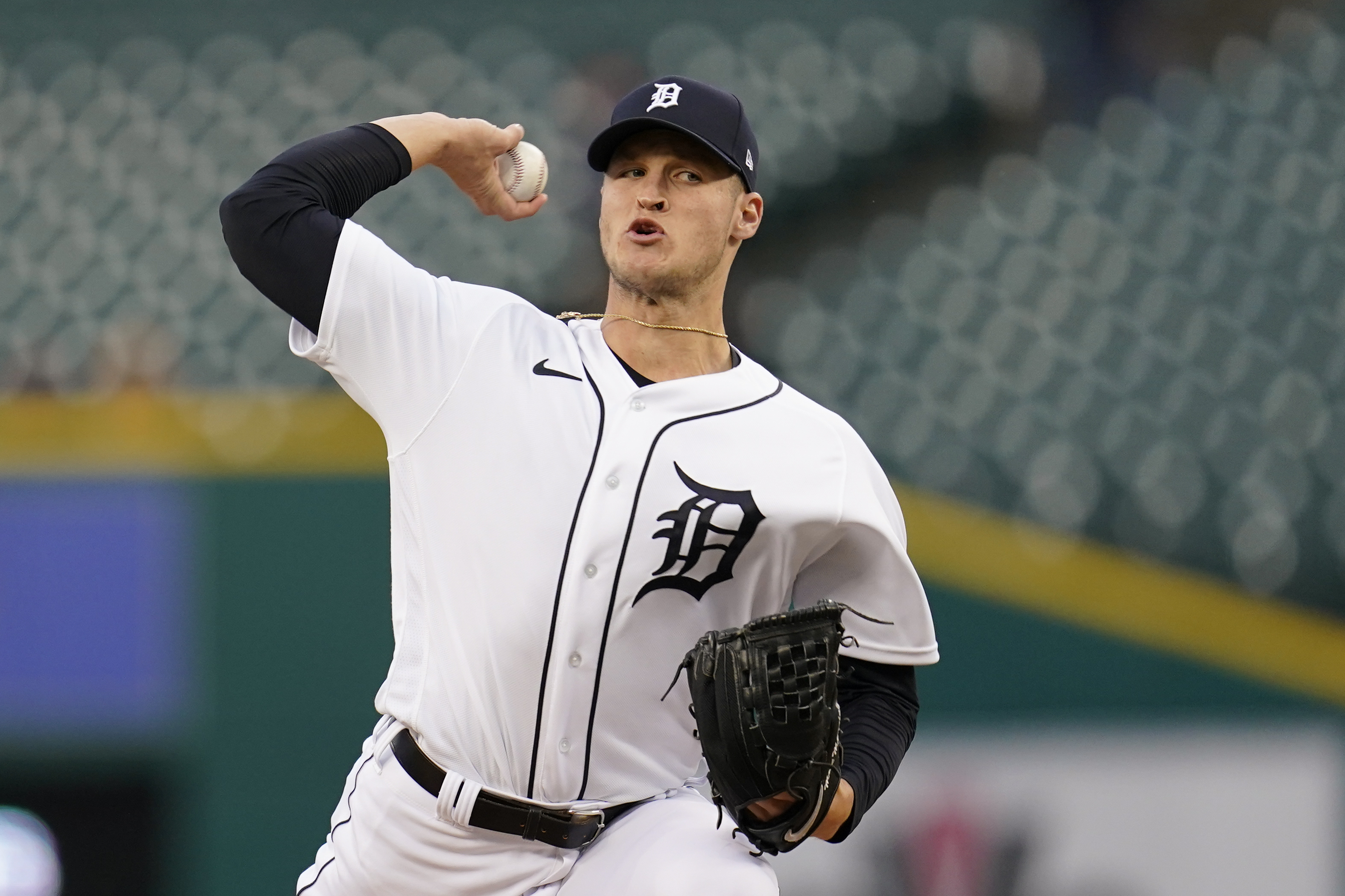 MLB says no shades of gray when it comes to gloves: Casey Mize has to get  new one 